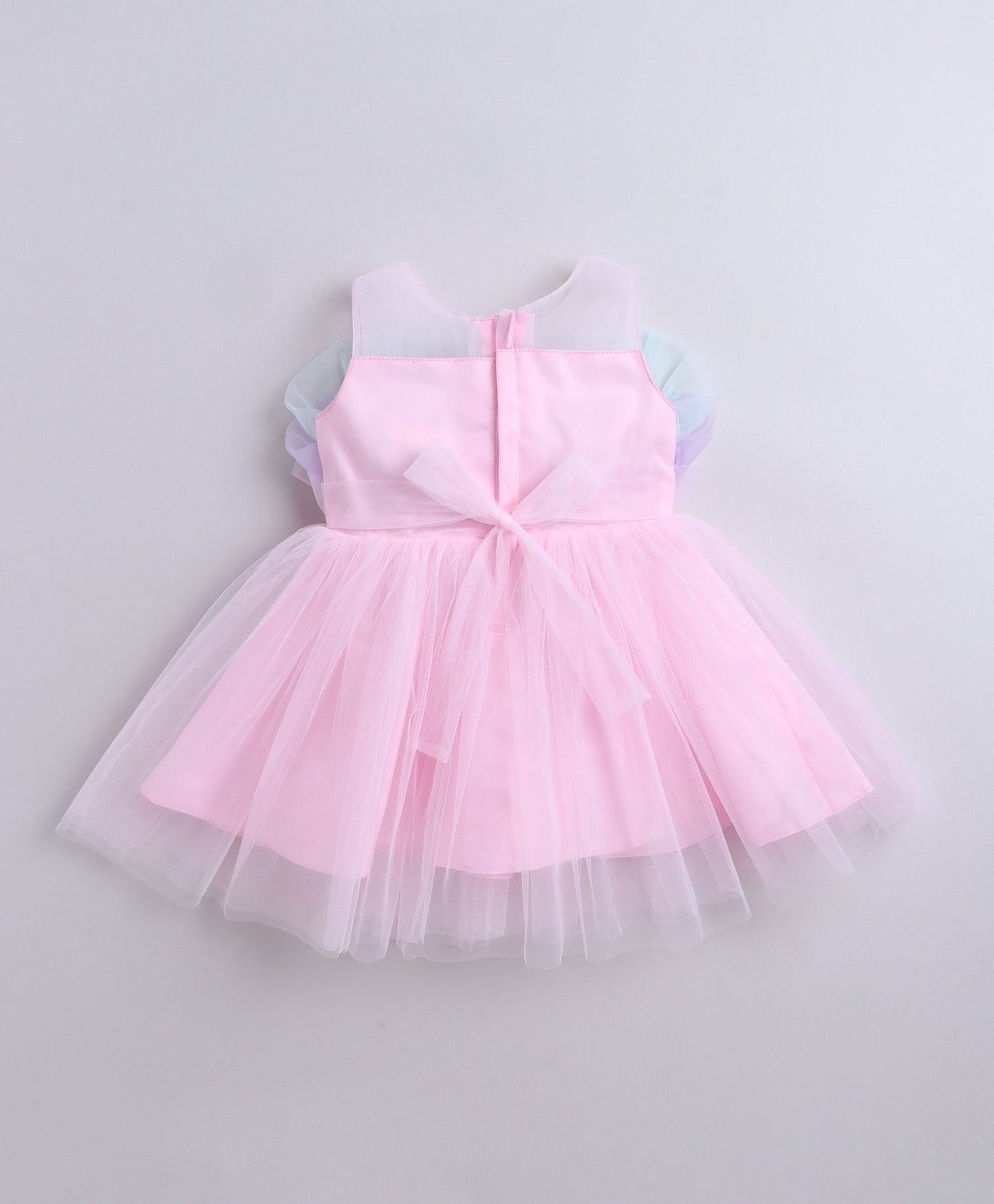 The Magic Wand Woven Sleeveless Pleated Corsage Detailed Dress - Pink