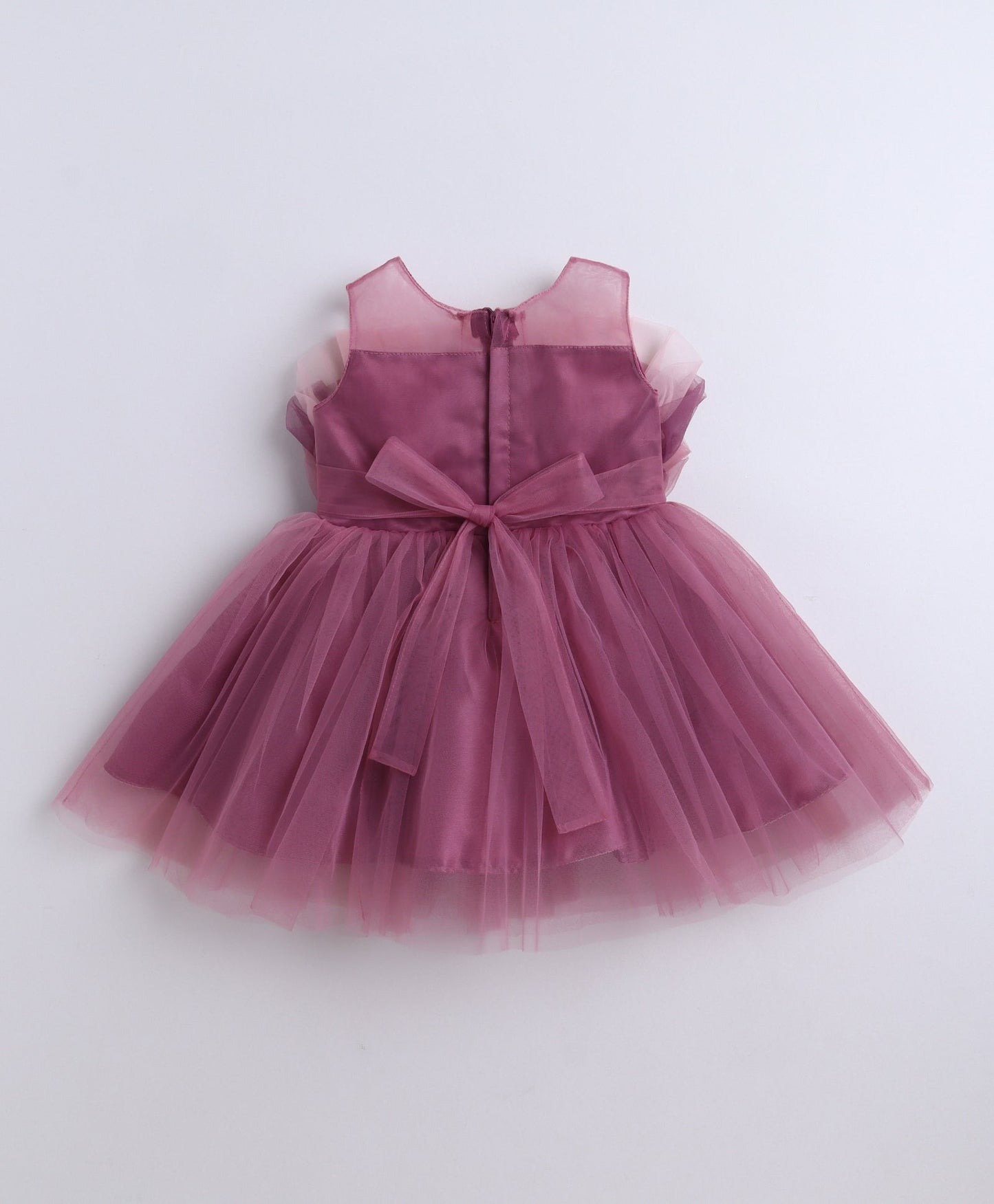 The Magic Wand Woven Sleeveless Pleated Corsage Detailed Dress - Mauve