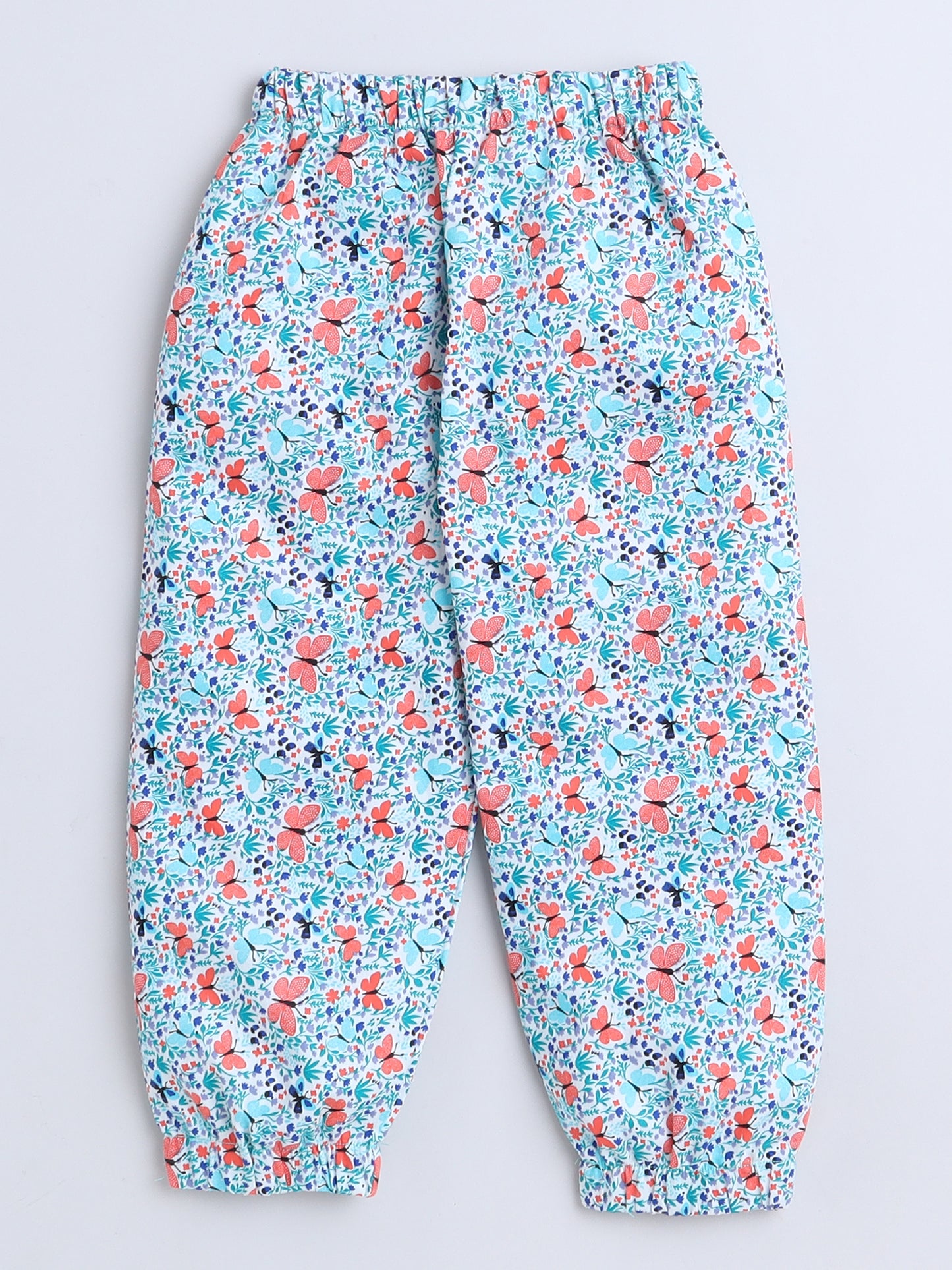 Sleeveless Floral Coordinating Top and Pant Set Orange