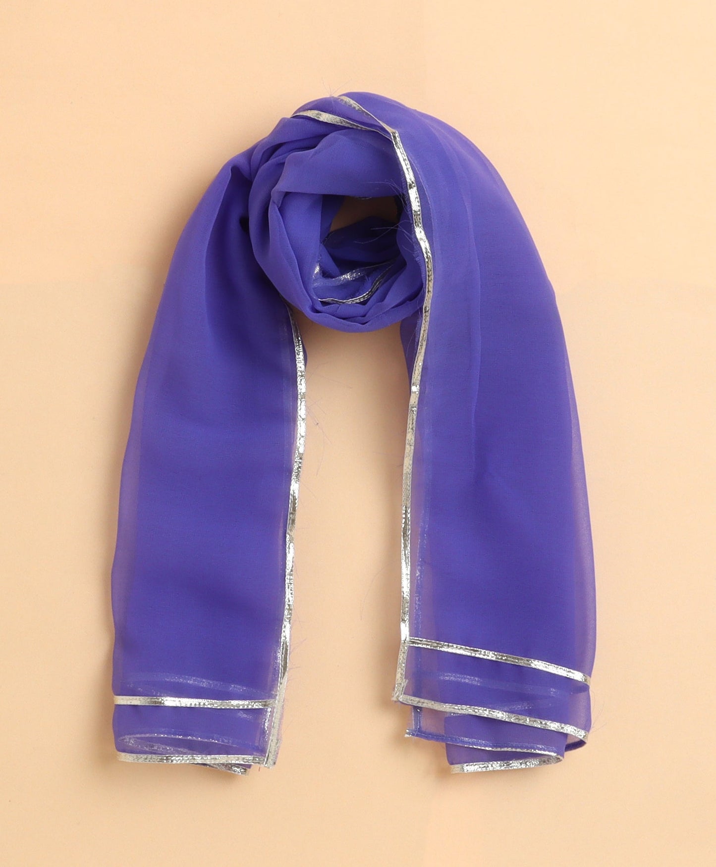 The Magic Wand Cotton woven Cambric Hand Block Printed Spagetti Long Dress with Dupatta- Blue