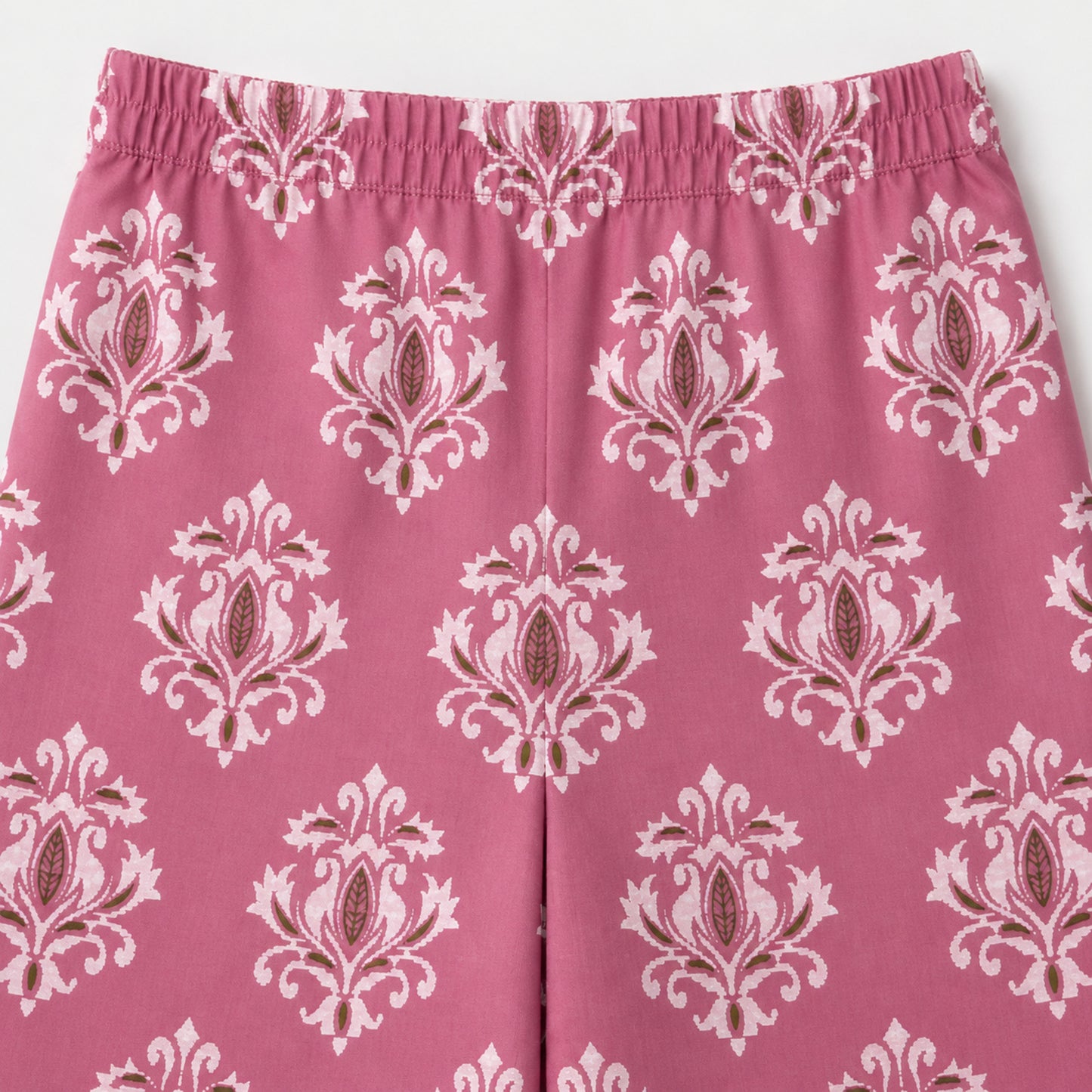 The Magic Wand Cotton Woven Sleeveless Floral Printed Waistcoat Top And Pant Set - Pink