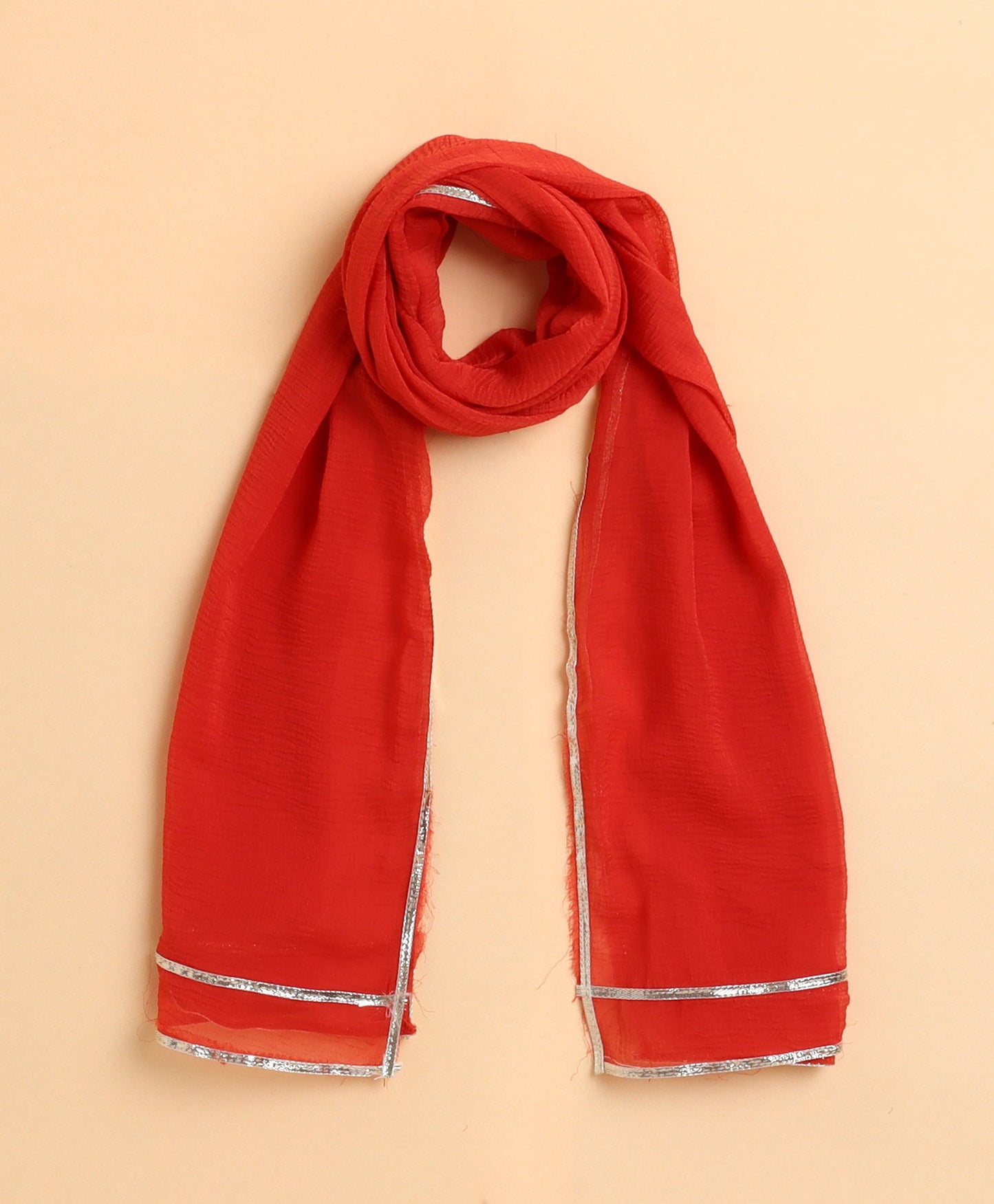 The Magic Wand Cotton woven Cambric Shibori Sleeveless Yoke Kurta and Floral Sharara Dupatta Set - Peach