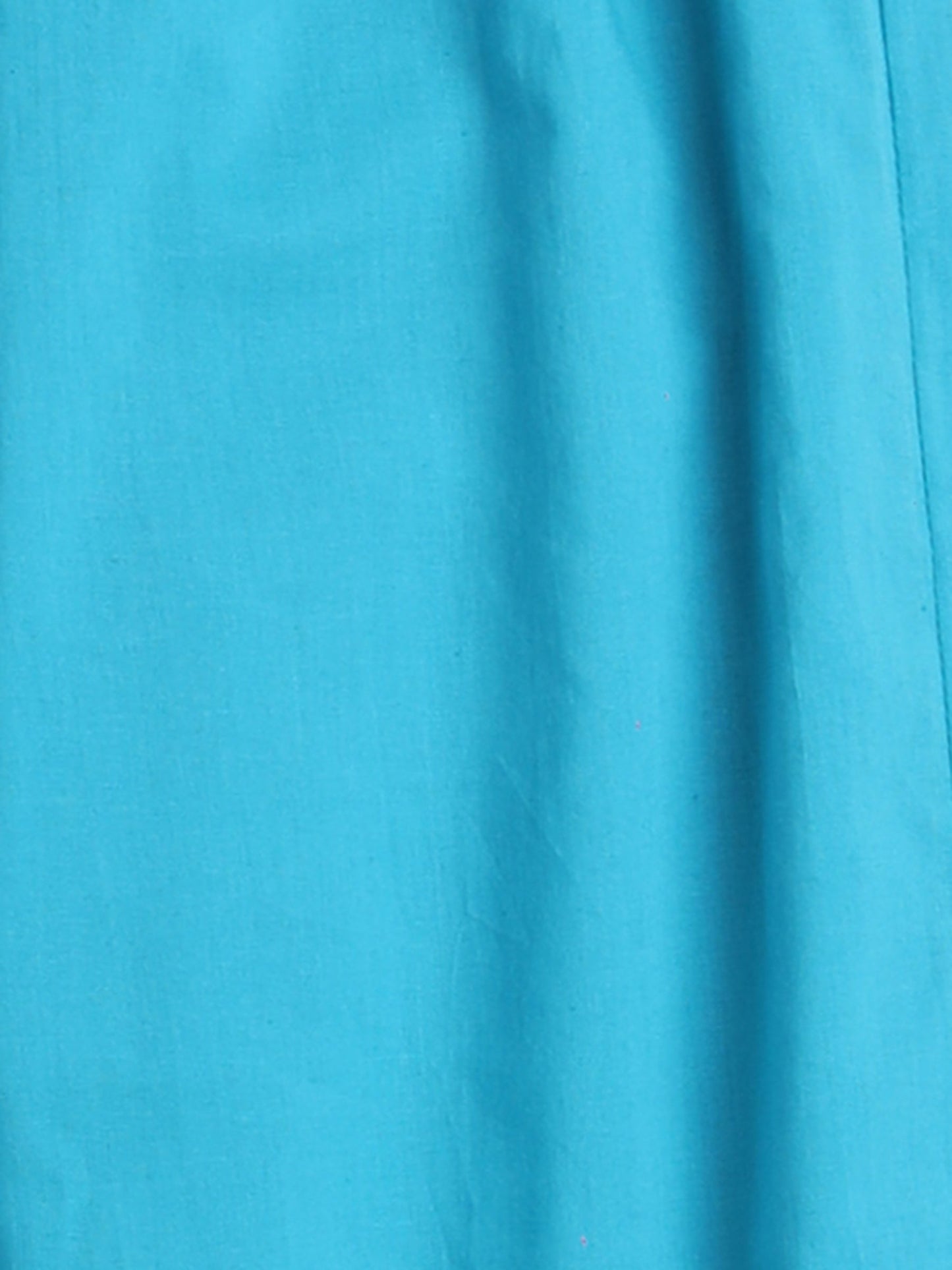 The Magic Wand Stripes Printed Full Sleeves Gota Lace Embelished Peplum Top with Afgani Pants For Girls Blue