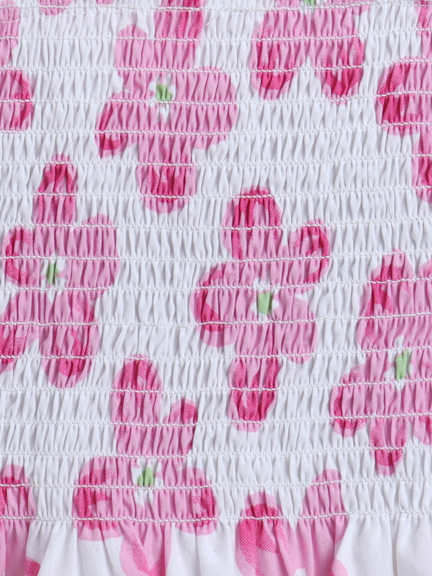Floral Printed Sleeveless Top & Flared Skirt- Pink