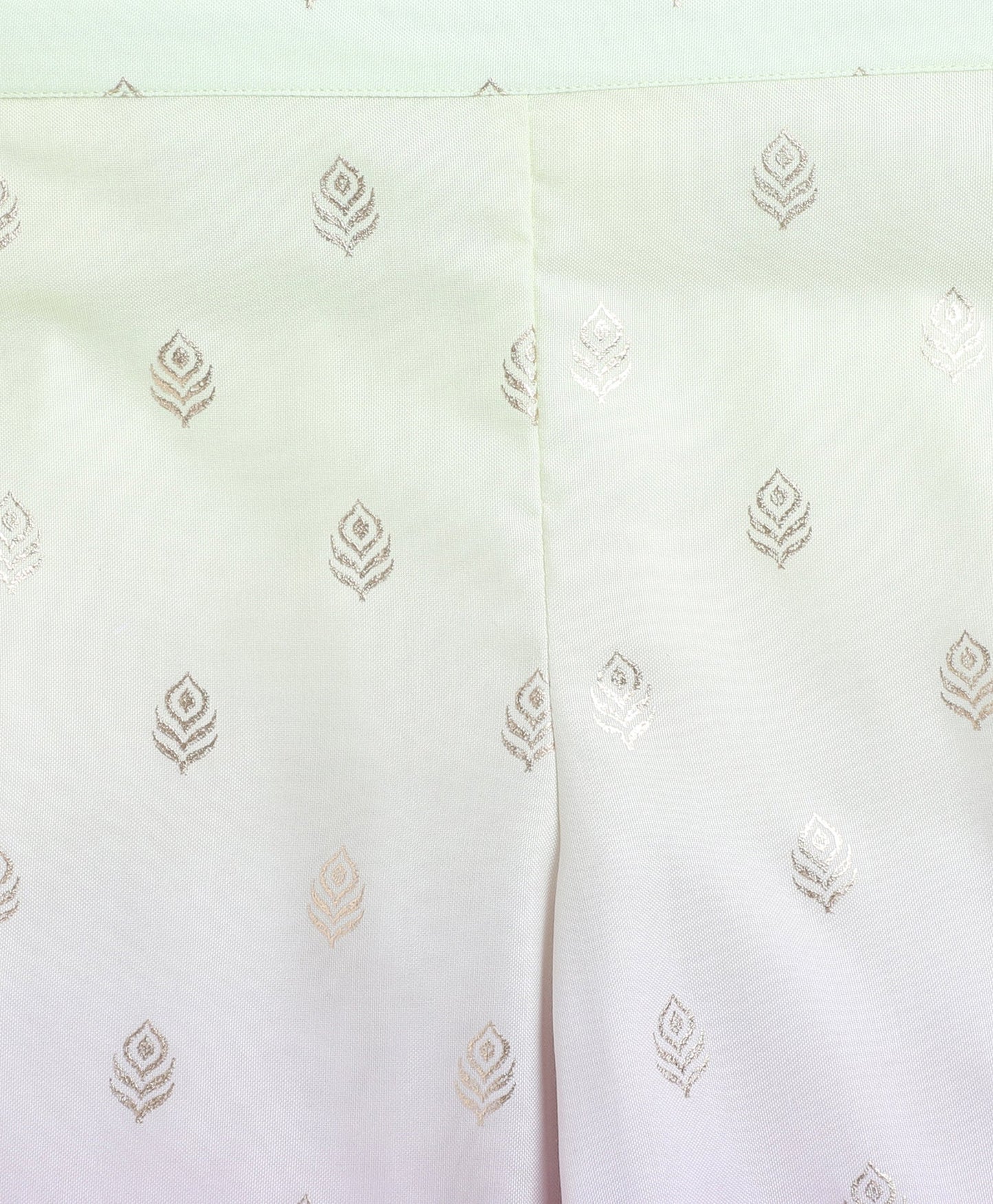 Woven Sleeveless Foil Printed Top and Co-Ordinating Pant Set- Yellow