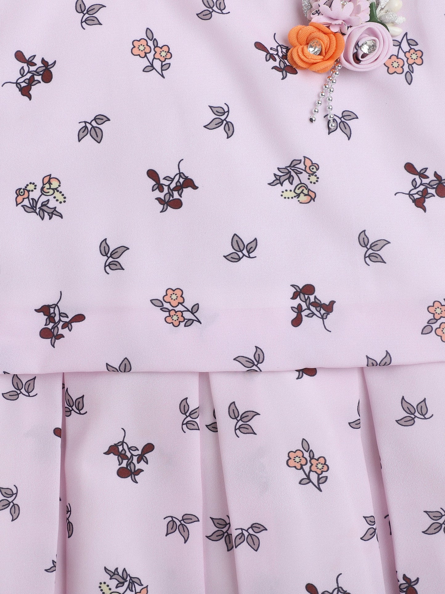 The Magic Wand Cap Sleeves Floral Printed Dress- Pink