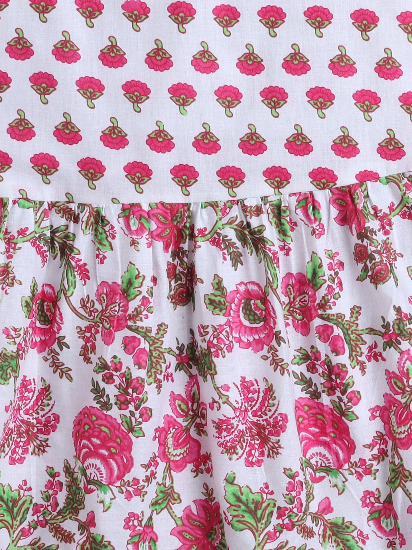 Sleeveless Floral Swirl Printed Dress - Pink