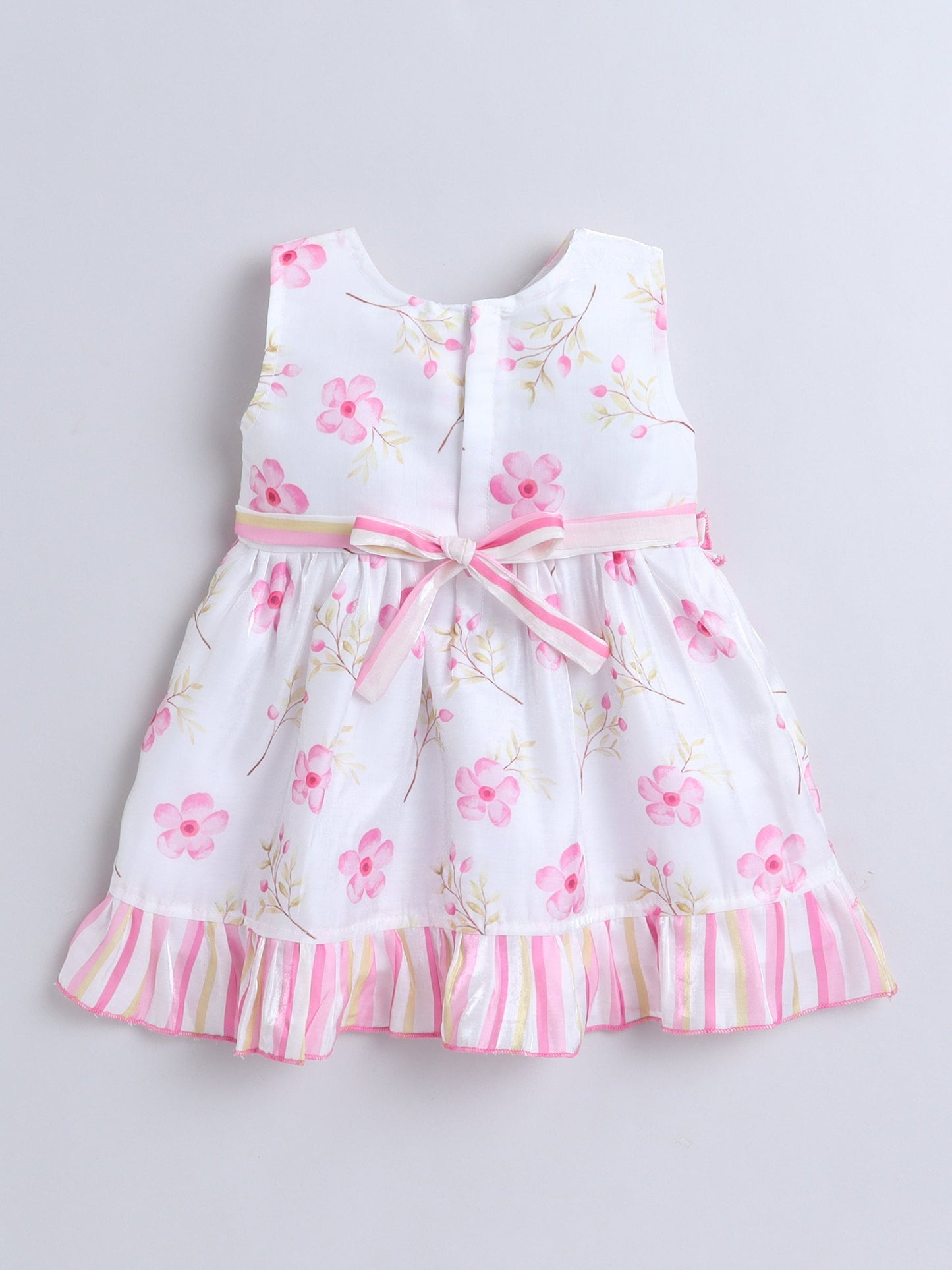 The Magic Wand Sleeveless Floral Printed Dress - Pink