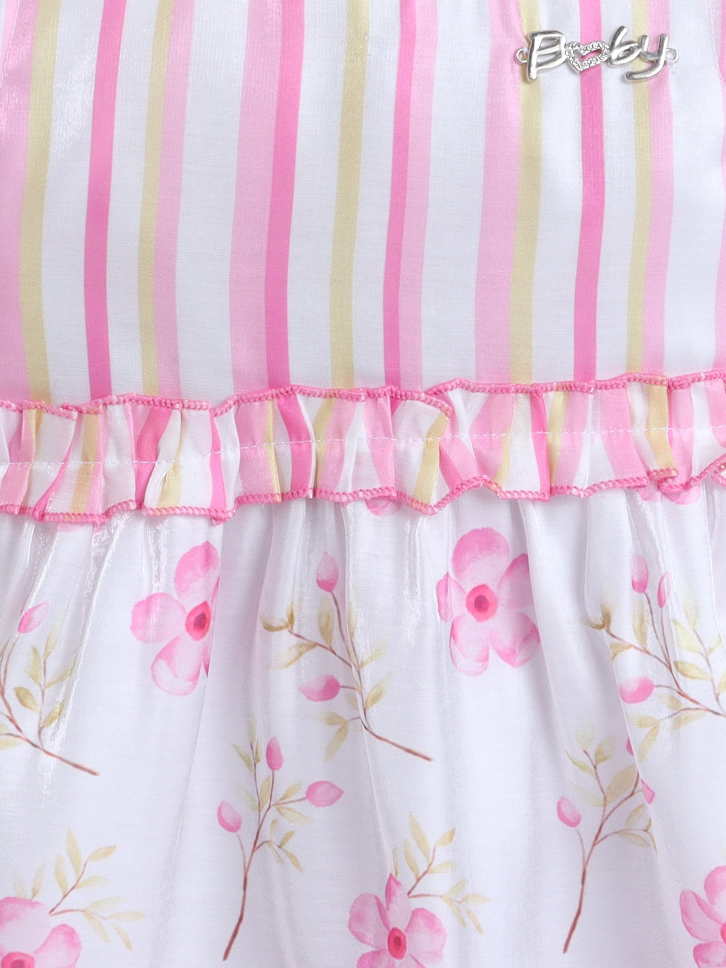 The Magic Wand Sleeveless Floral Printed Dress - Pink