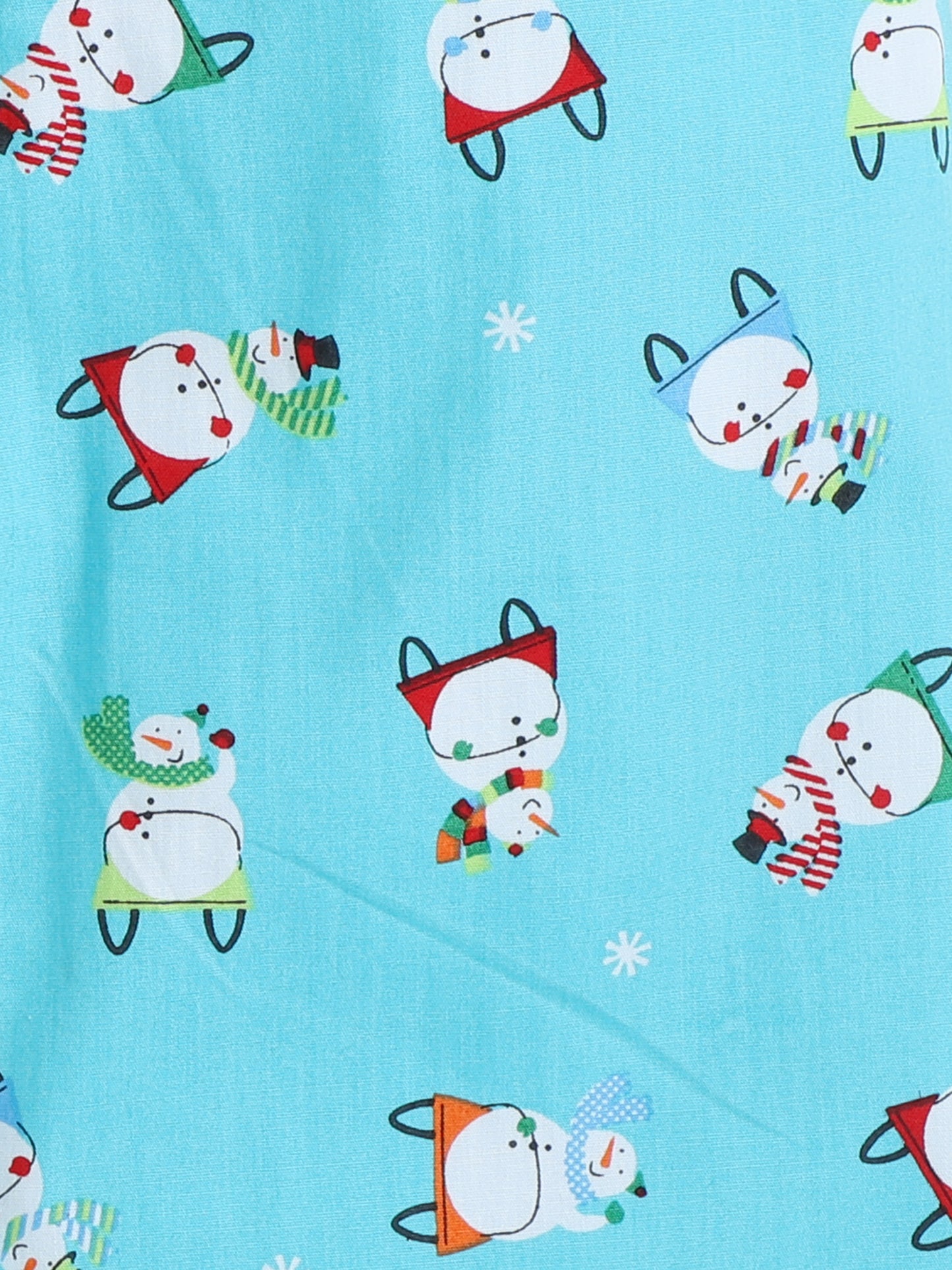 Full Sleeves Cartoon Print Lounge Wear Night Suit Set For Kids Blue