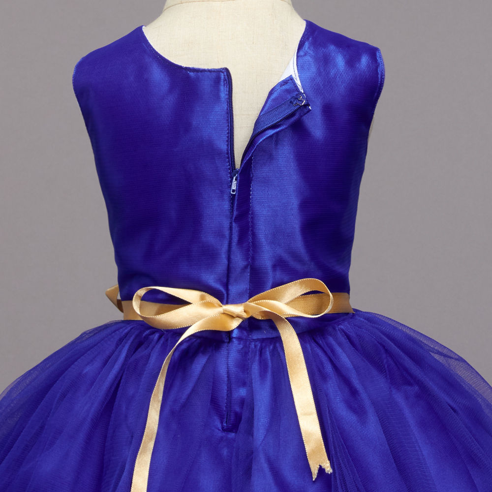 Sequins Sleeveless Dress - Blue