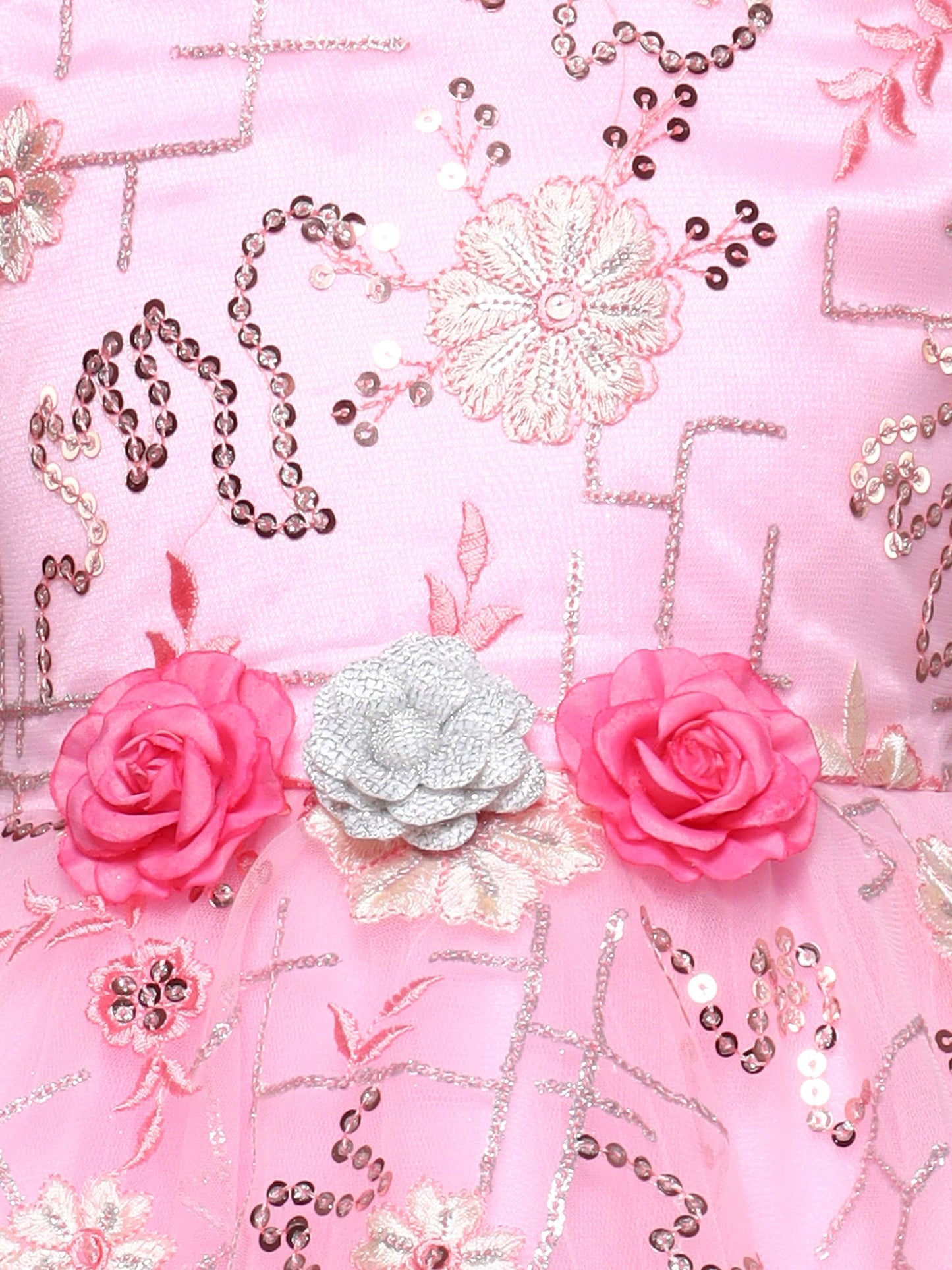 The Magic Wand Sleeveless All Over Printed Fit & Flare Dress - Pink
