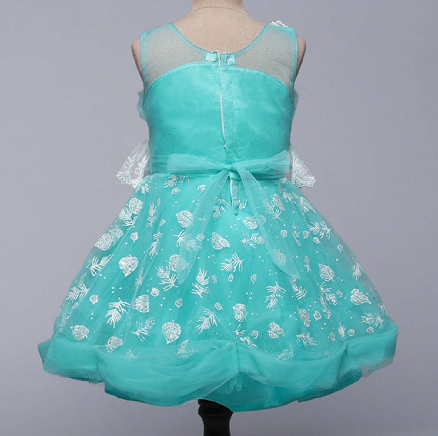 The Magic Wand All Over Printed Fit & Flare Dress - Blue