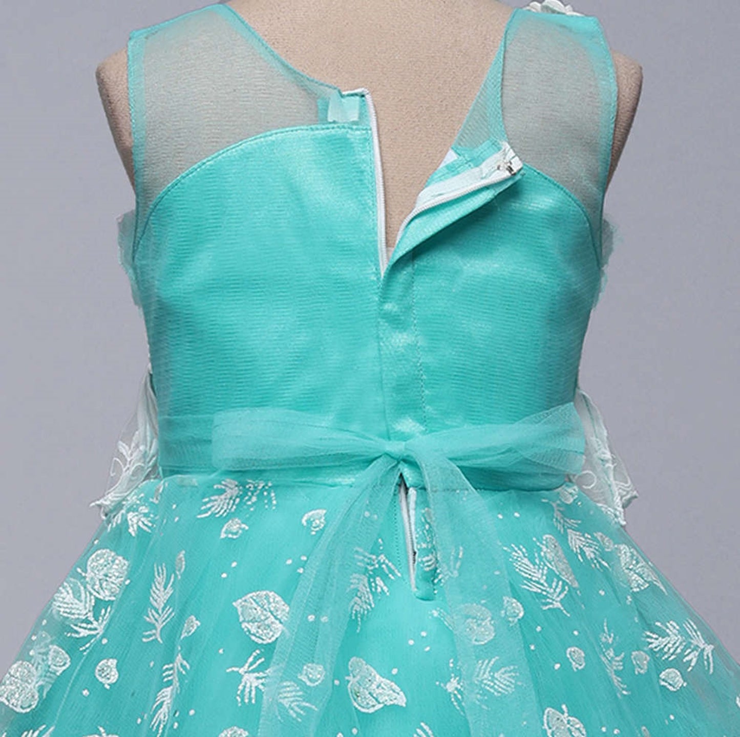 The Magic Wand All Over Printed Fit & Flare Dress - Blue