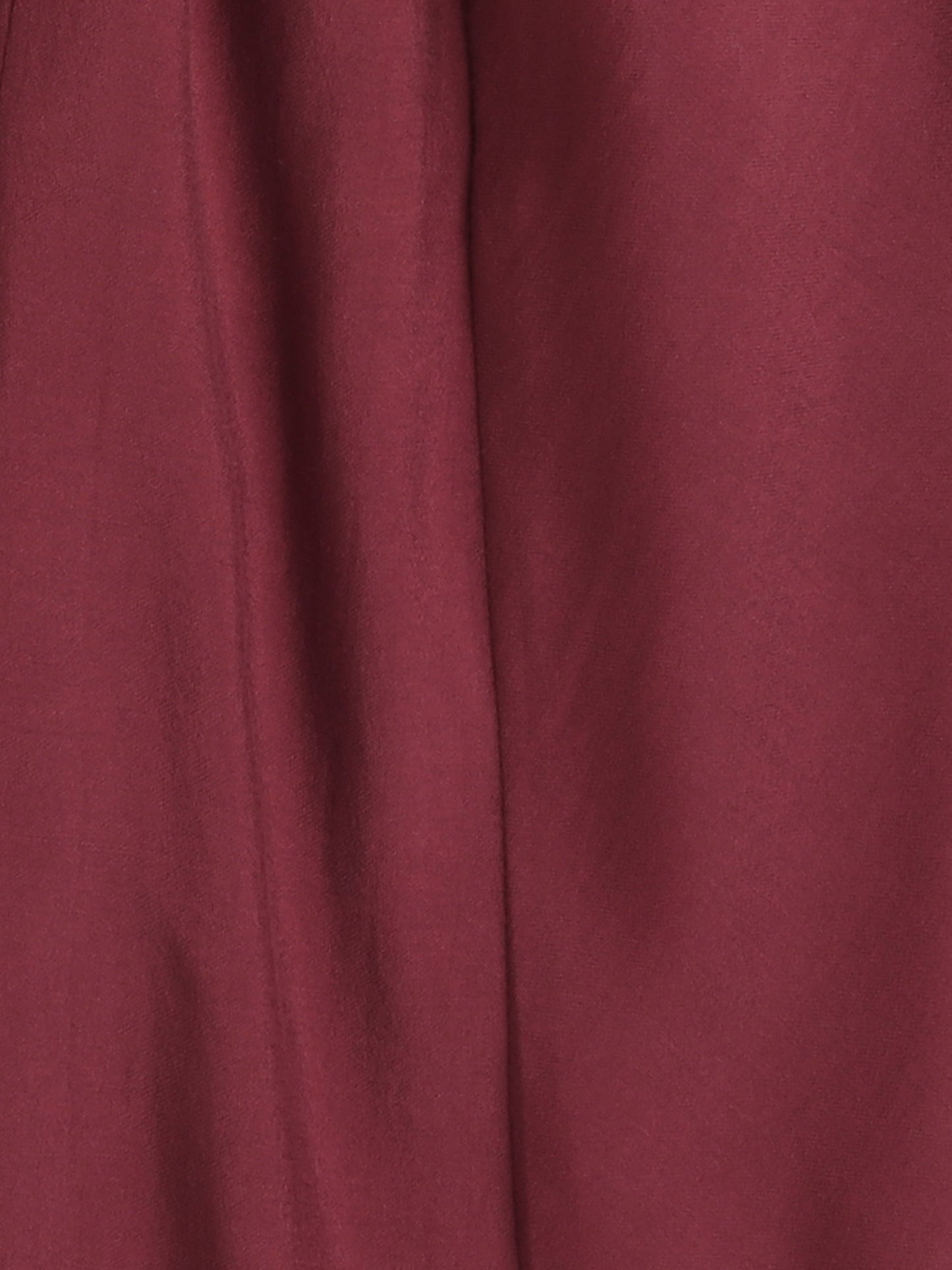 Chanderi Sleeveless Striped Lace Embellished Kurta & Salwar Set - Maroon