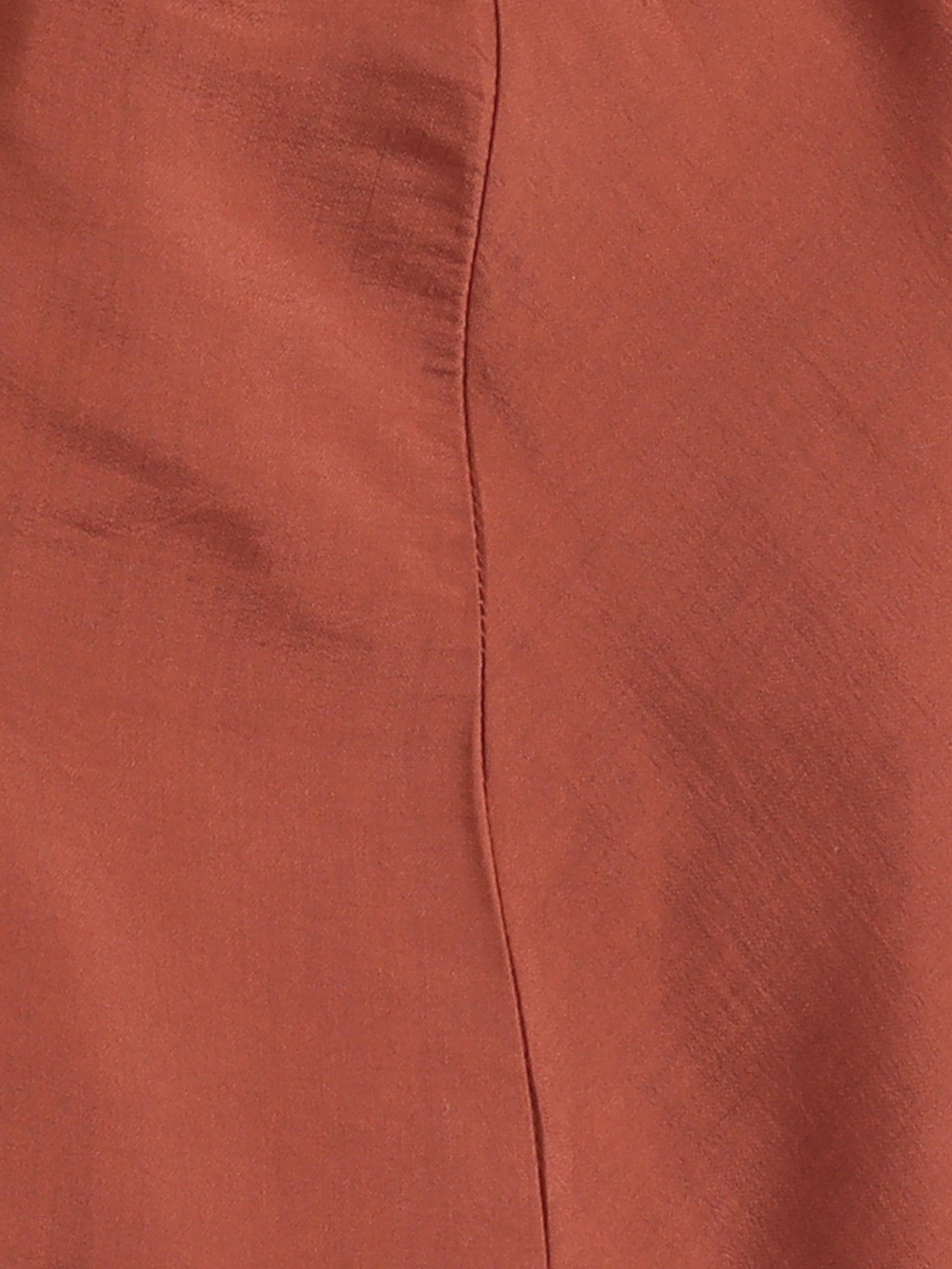 Chanderi Sleeveless Striped Lace Embellished Kurta & Salwar Set - Brown