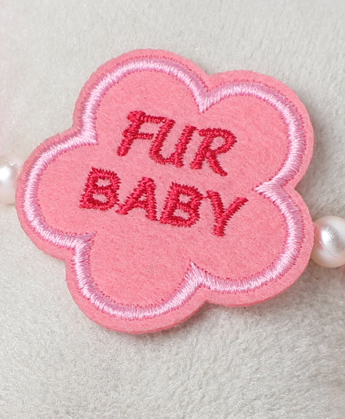 The Magic Wand Fur Baby Embroidered Patch Rakhi - Pink