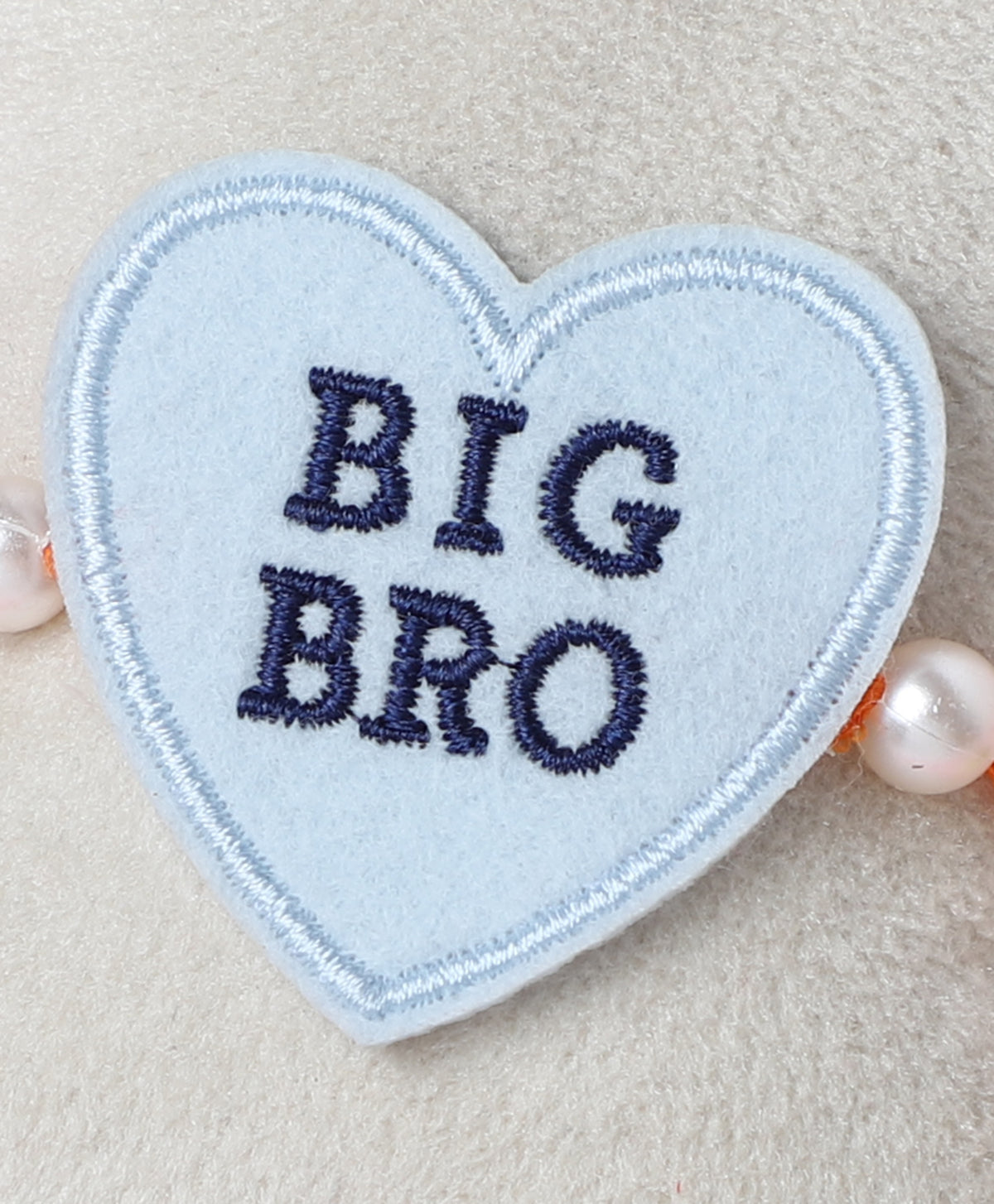 The Magic Wand Big Bro Heart Shaped Rakhi - Blue