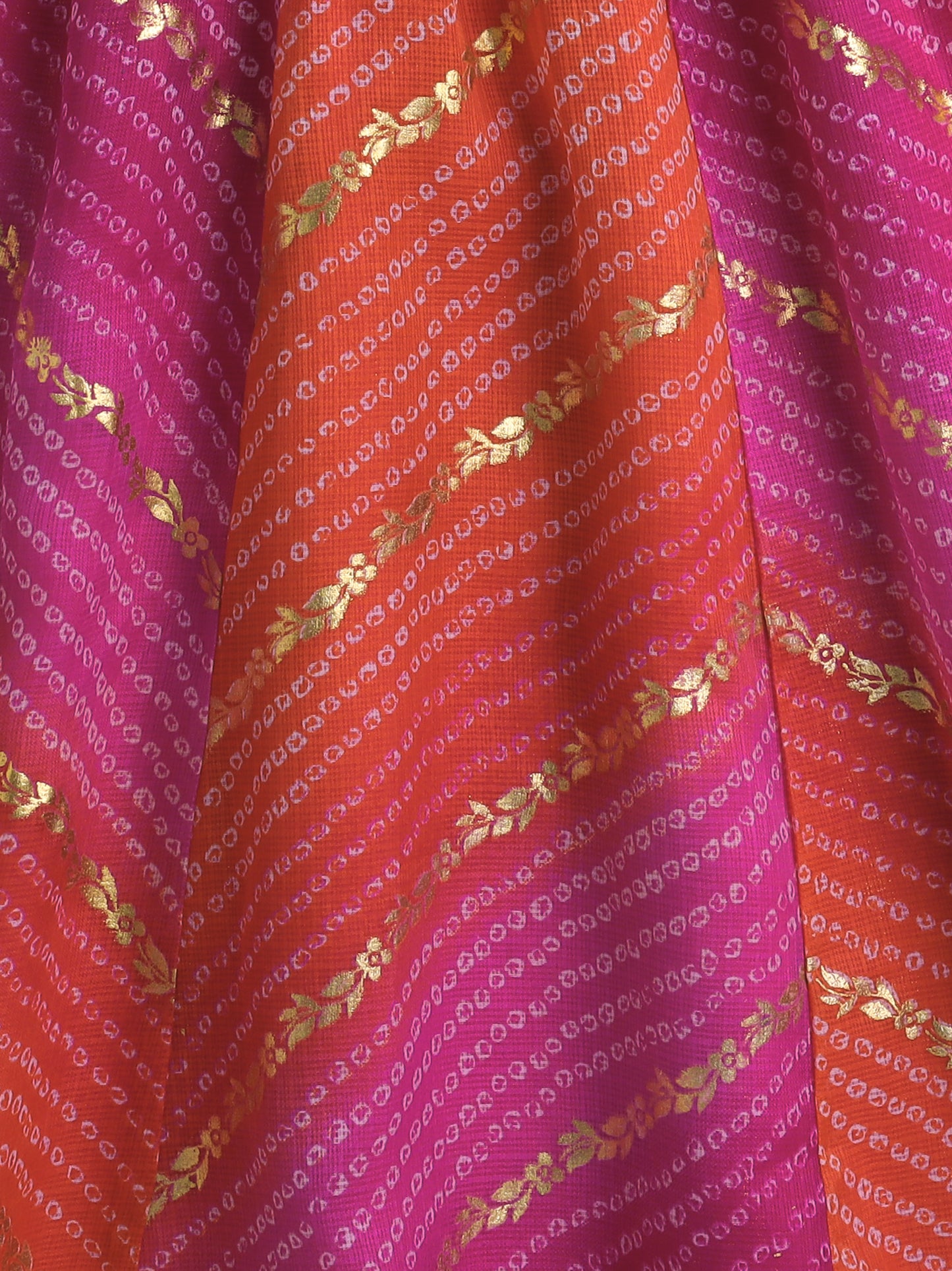 Sleeveless Embellished Kota Doria Lehenga Choli Set with Attached Dupatta Pink