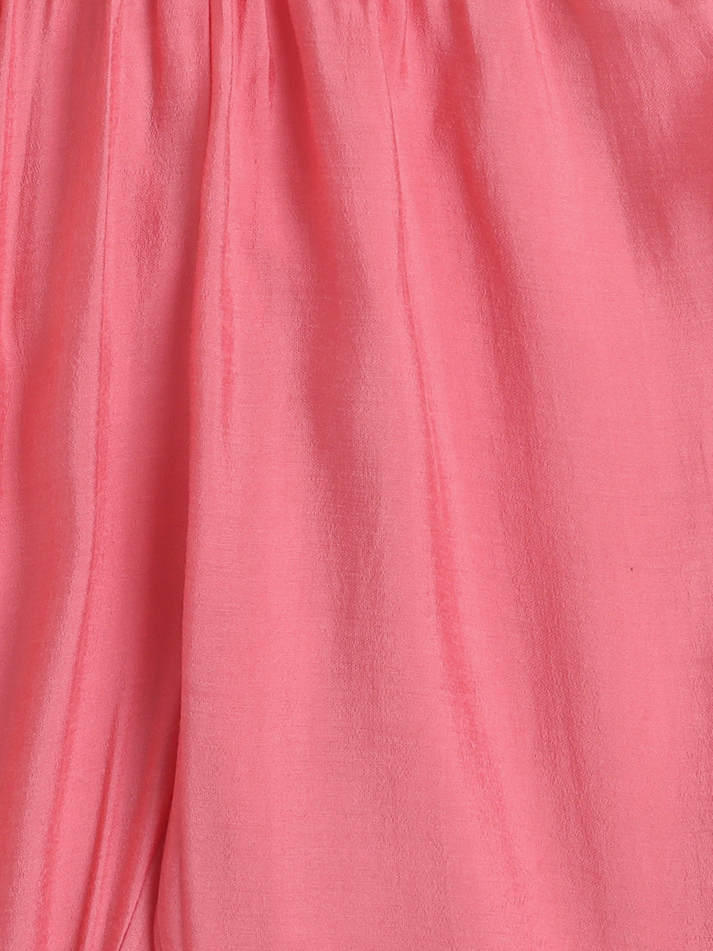 Sleeveless Strip Print Kurta With Pyjama Set - Peach
