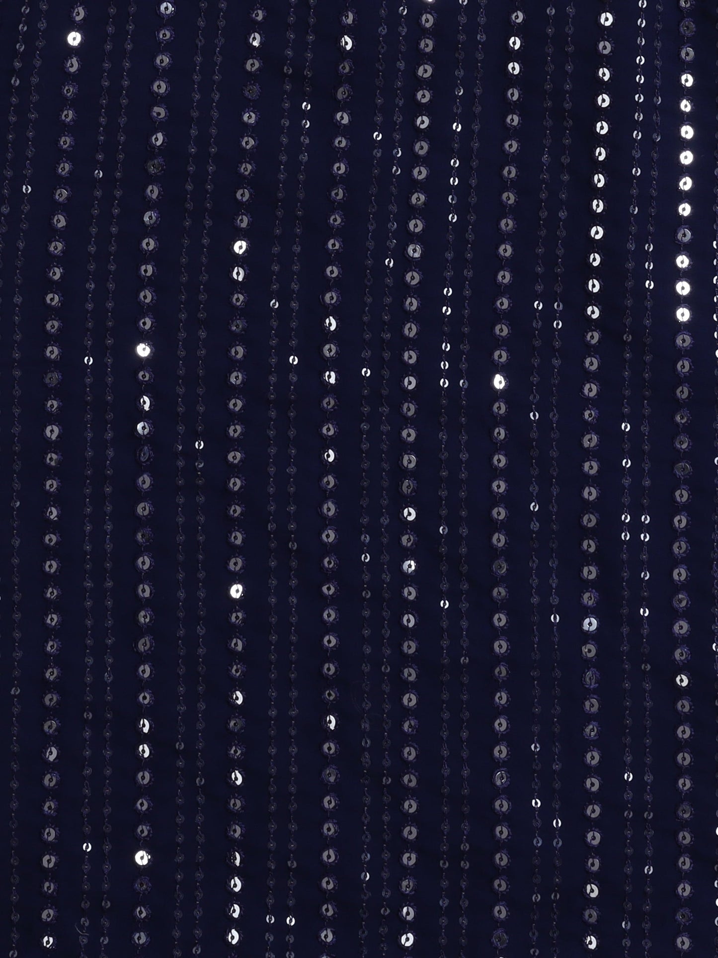 The Magic Wand Singlet Sequins Embellished Kurta and Sharara Set - Navy Blue