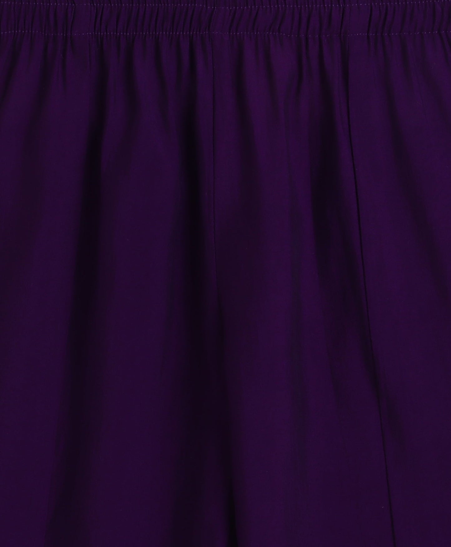 Half Sleeves Gota Lace Embellished Angrakha Kurta with Bottom Set- Purple