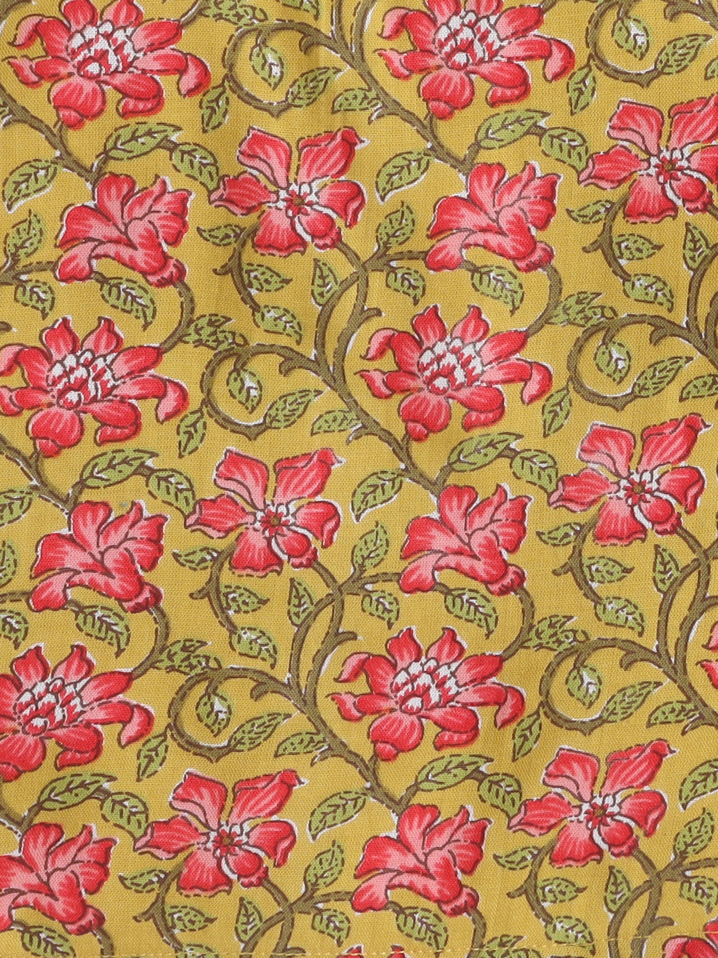Sleeveless Floral Top and Shorts Night Wear Lounge Wear Set Mustard
