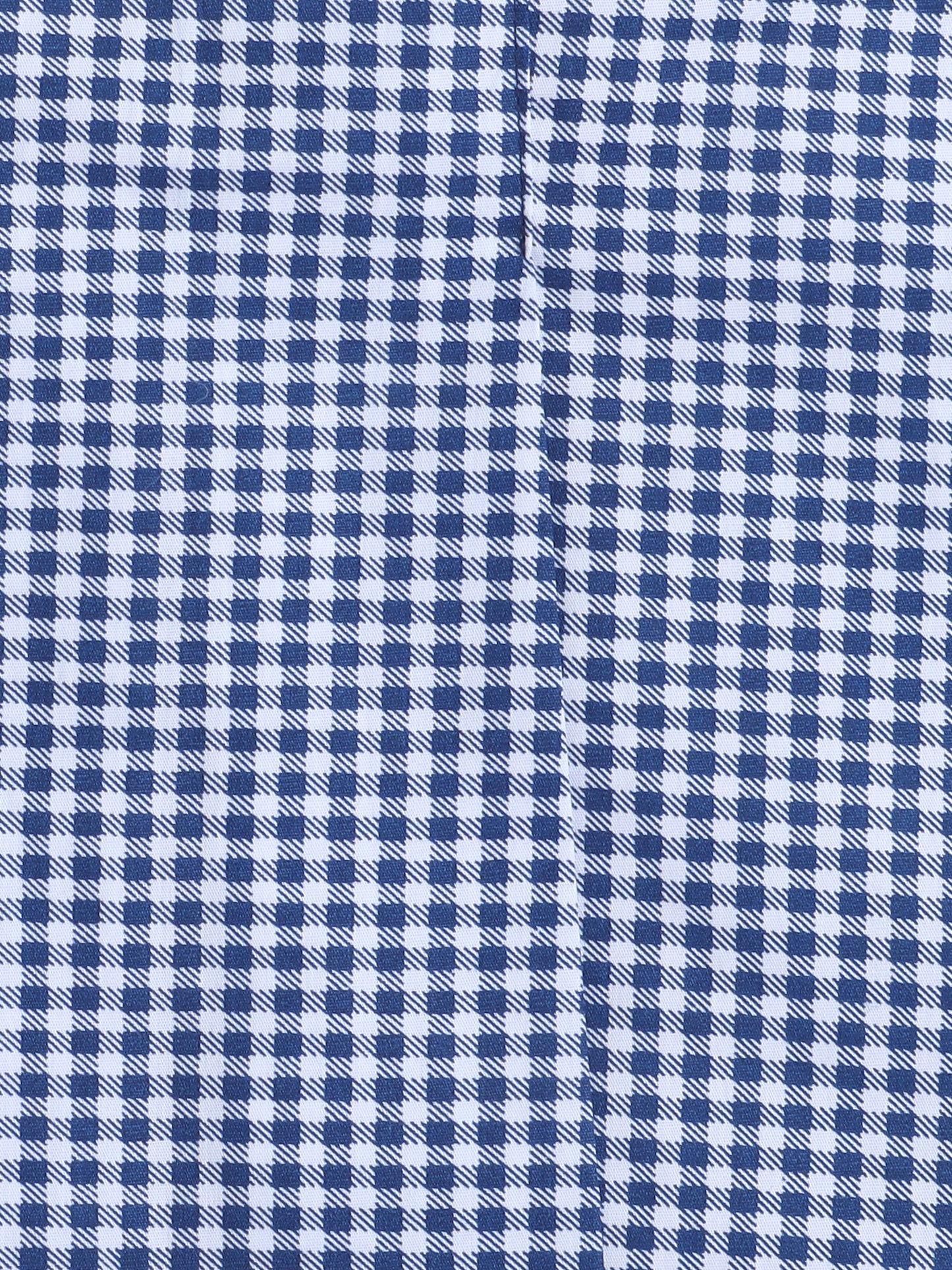 Cotton Sleeveless Checked Coordinating Waist Coat And Skirt Set - Blue