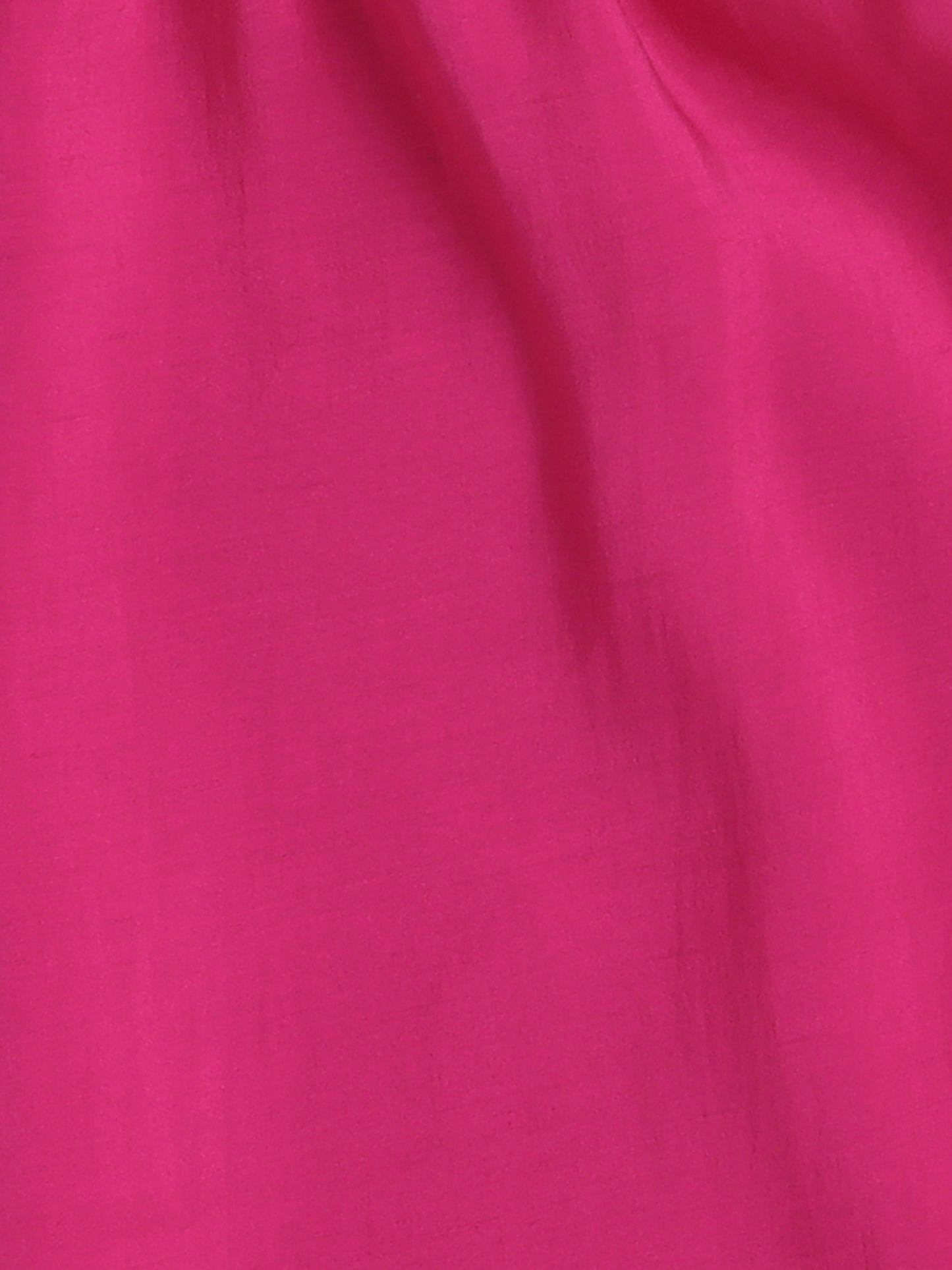 Chanderi Sleeveless Abstract Foil Printed & Lace Embellished Kurta & Salwar With Dupatta Set - Fuchsia Pink