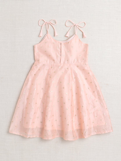 The Magic Wand Sleeveless Bootie Printed Chanderi Kurti Pant & Dupatta Set