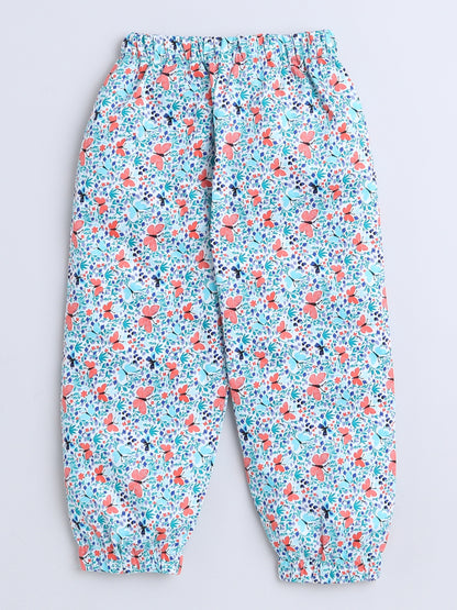 Sleeveless Floral Coordinating Top and Pant Set  Orange
