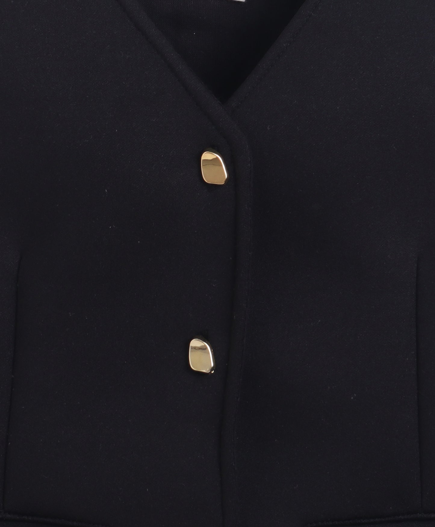  The Magic Wand Woven Waist Coat Top & Pleated Skirt With Bow Applique - Black