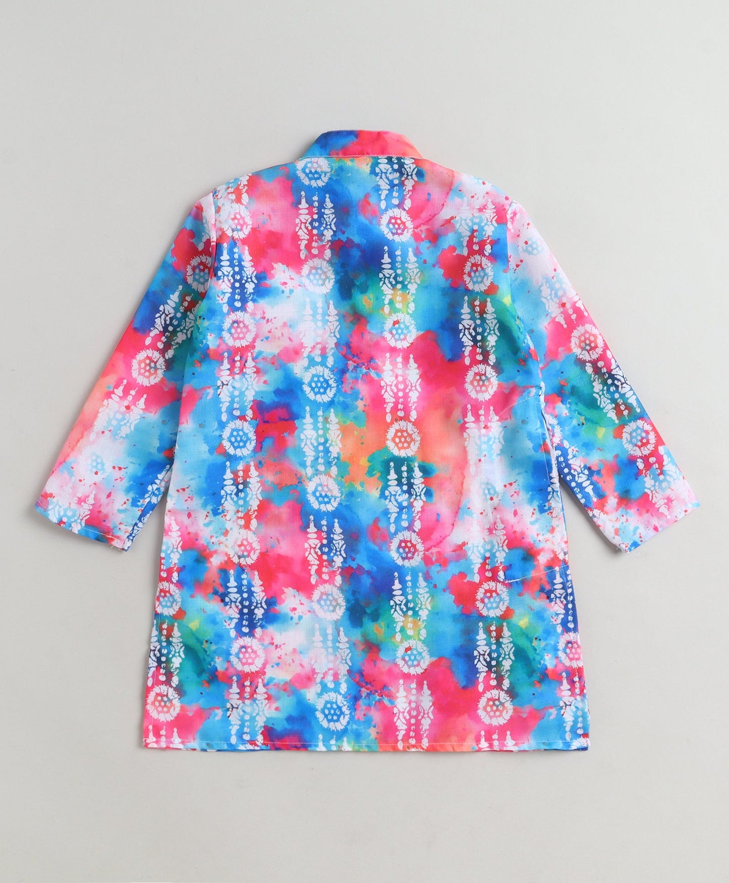 The Magic Wand Holi Special Vibrant Colourful Printed Kurta - Multi Colour