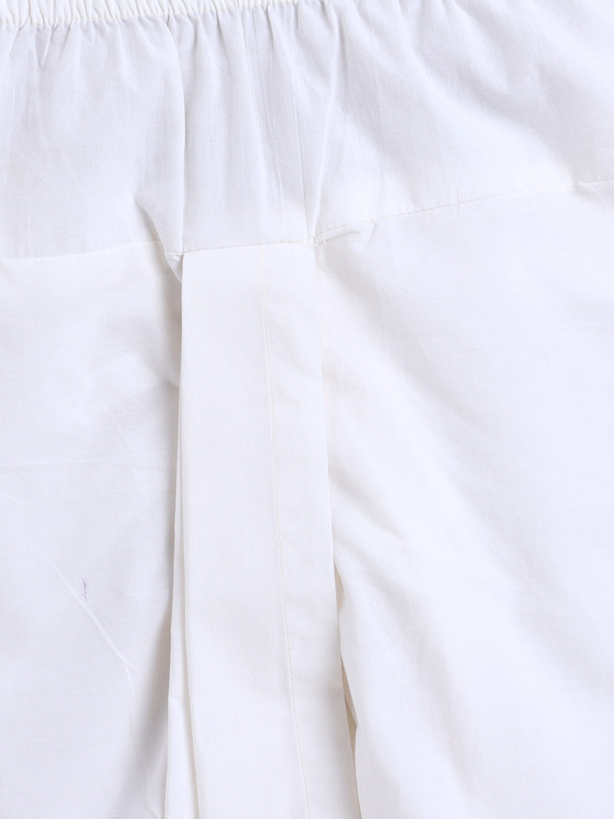 The Magic Wand Cotton Full Sleeve All Over Printed Kurta Dhoti Sets- White