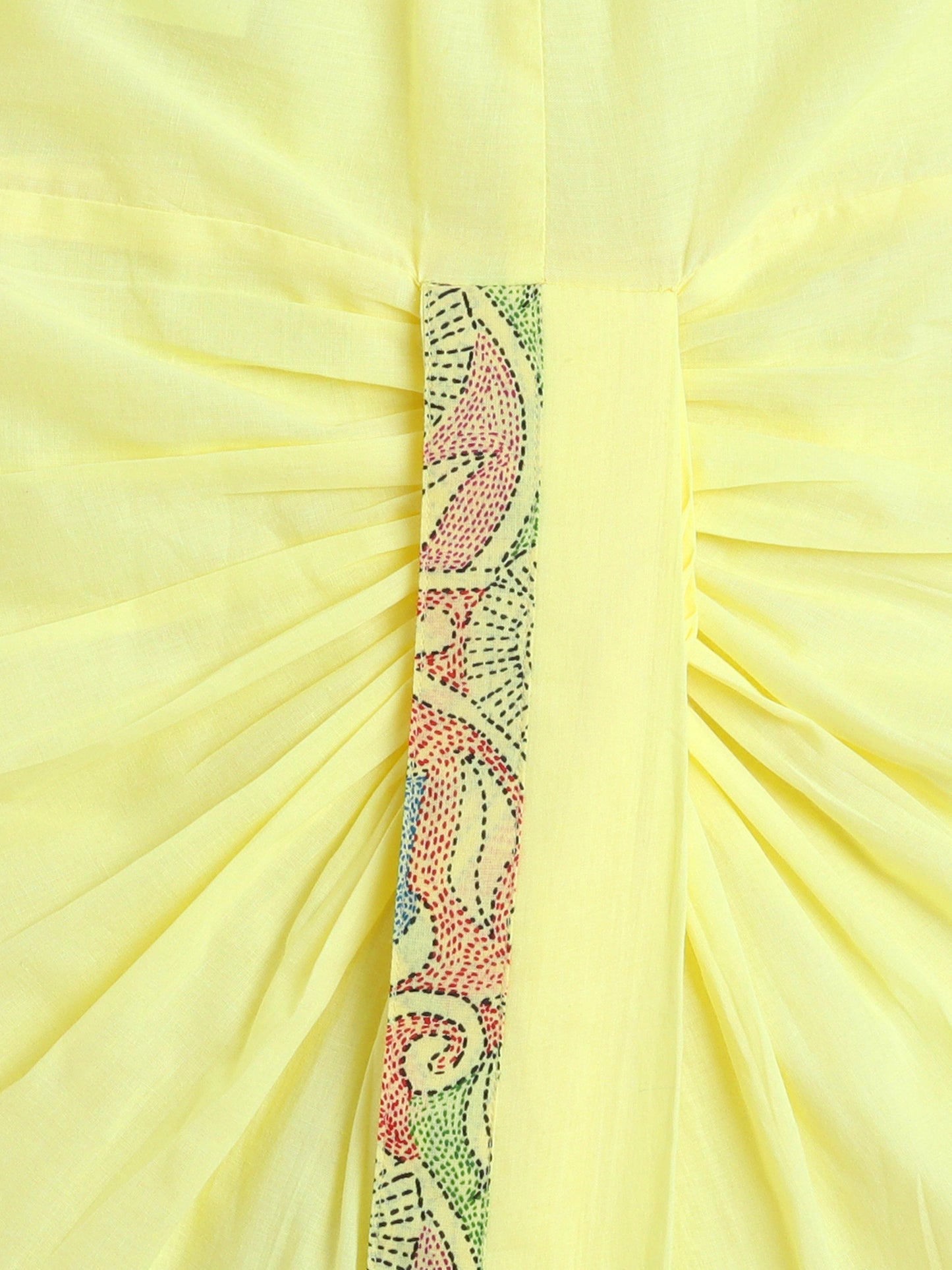 Full Sleeves Floral Print Dhoti Kurta Set- Yellow
