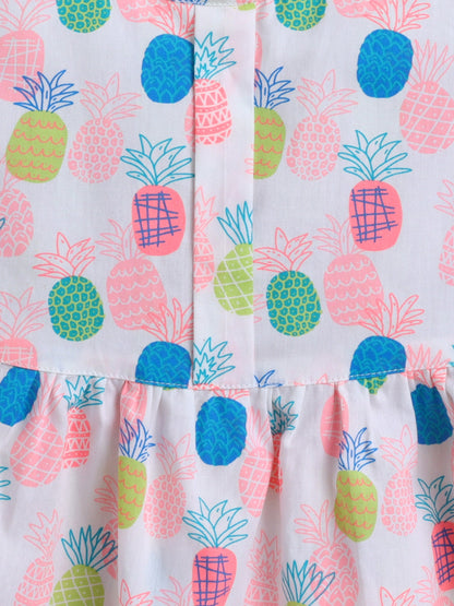 The Magic Wand Polka Dot Priented Sleeveless Top & Short Set -Multicolor