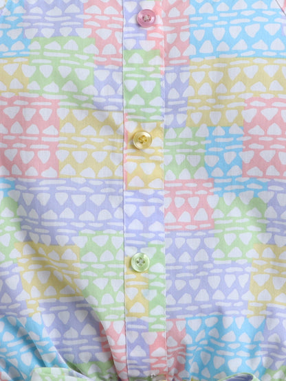 The Magic Wand All Over Printed Strappy Top & Pant set For Girls - Multicolor
