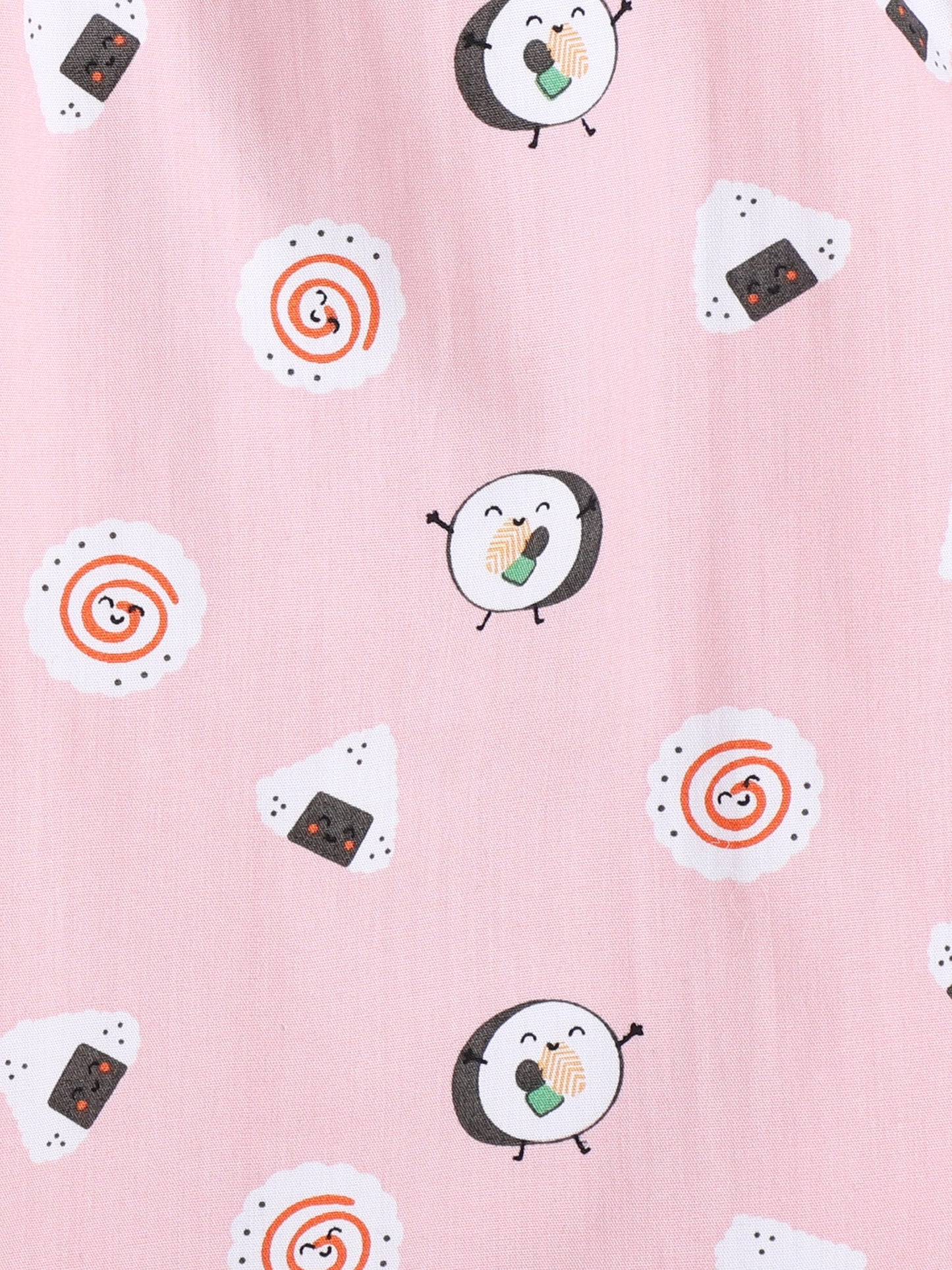 Full Sleeves Drum & Game Controller Printed Shirt With Pajama - Pink