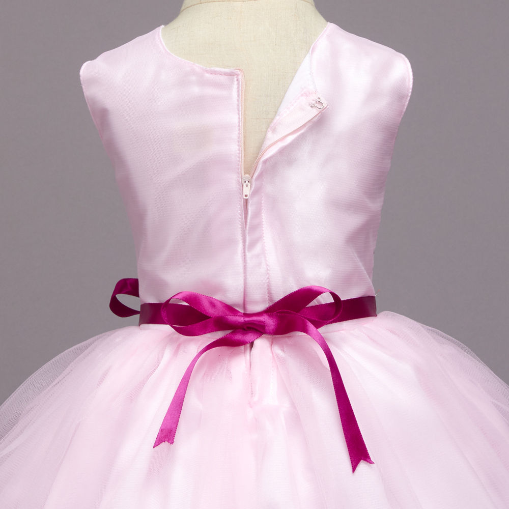 Sequins Sleeveless Dress - Dark Pink