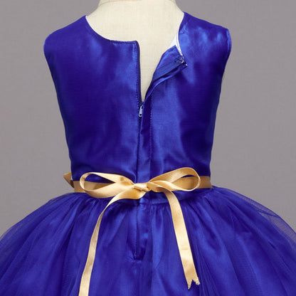 Sequins Sleeveless Dress - Blue