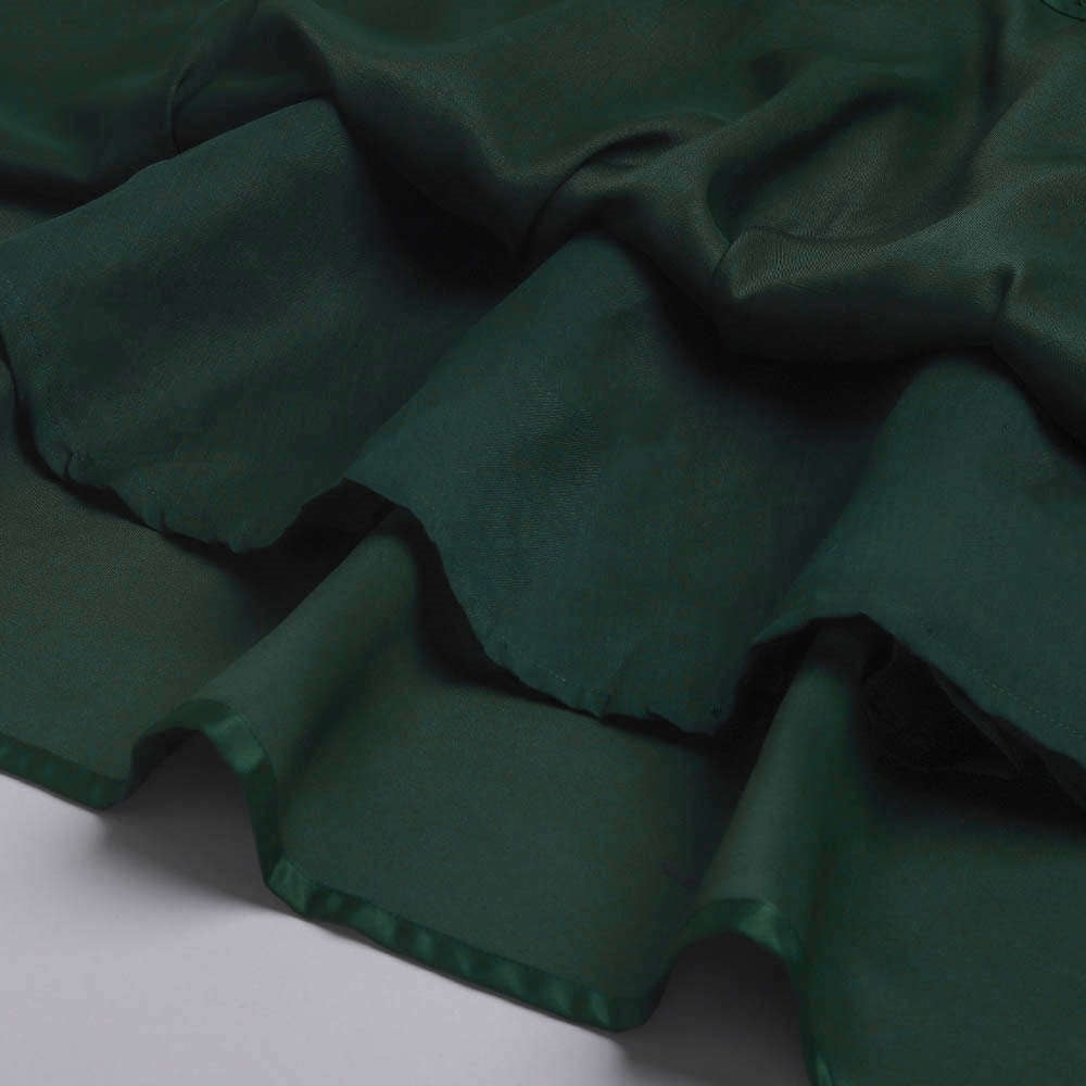 Bow Embelished Cap Sleeves Long Gown Dress For Girls-Green