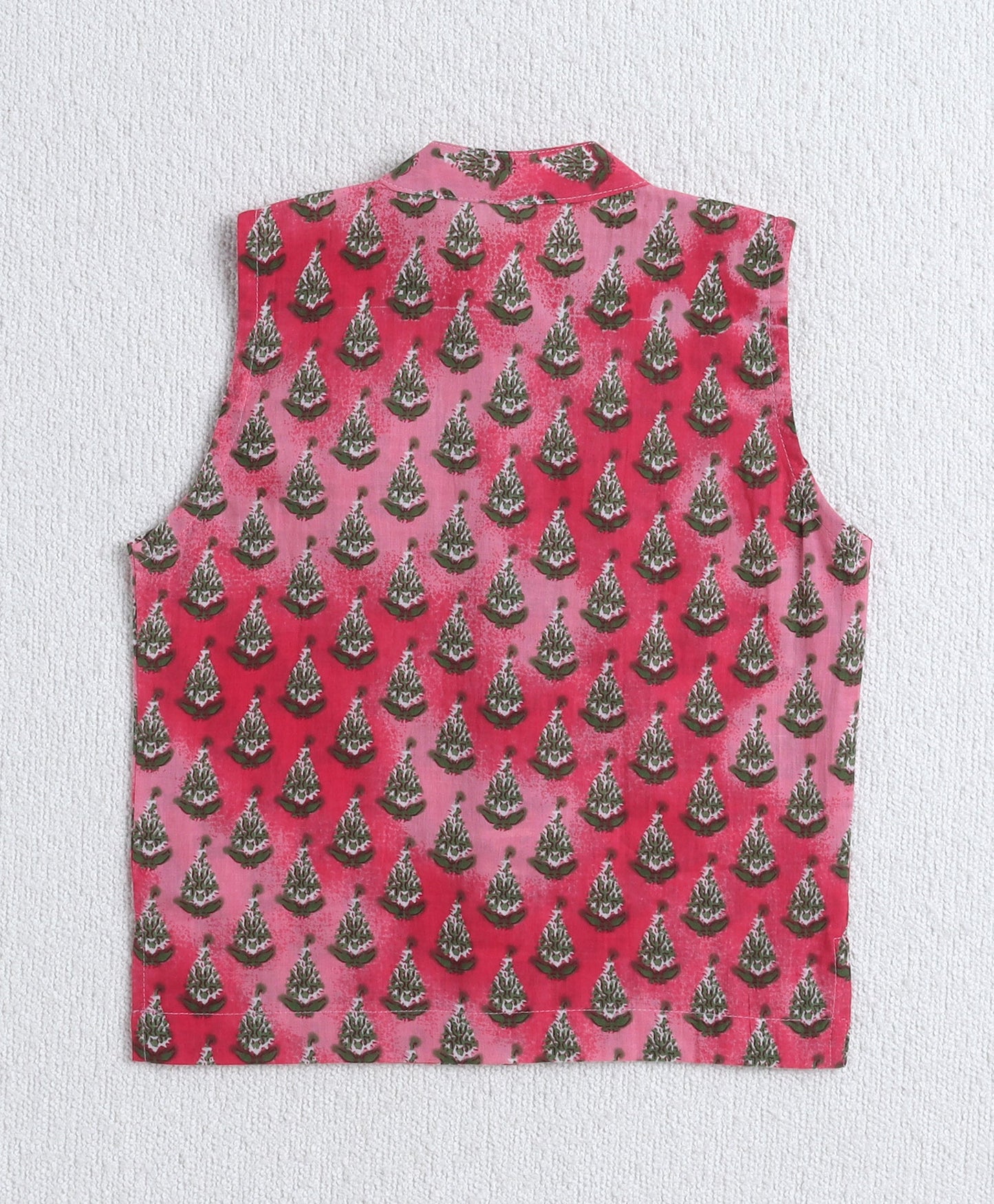 The-Magic-Wand-Cotton-Woven-Full-Sleeves-Floral-Printed-Kurta-&-Pyjama-with-Jacket-Set--Pink