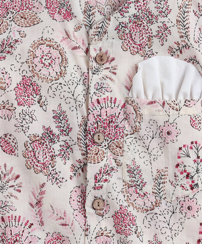The-Magic-Wand-Cotton-Woven-Full-Sleeves-Floral-Printed-Kurta-&-Pyjama-with-Jacket-Set--Off-White