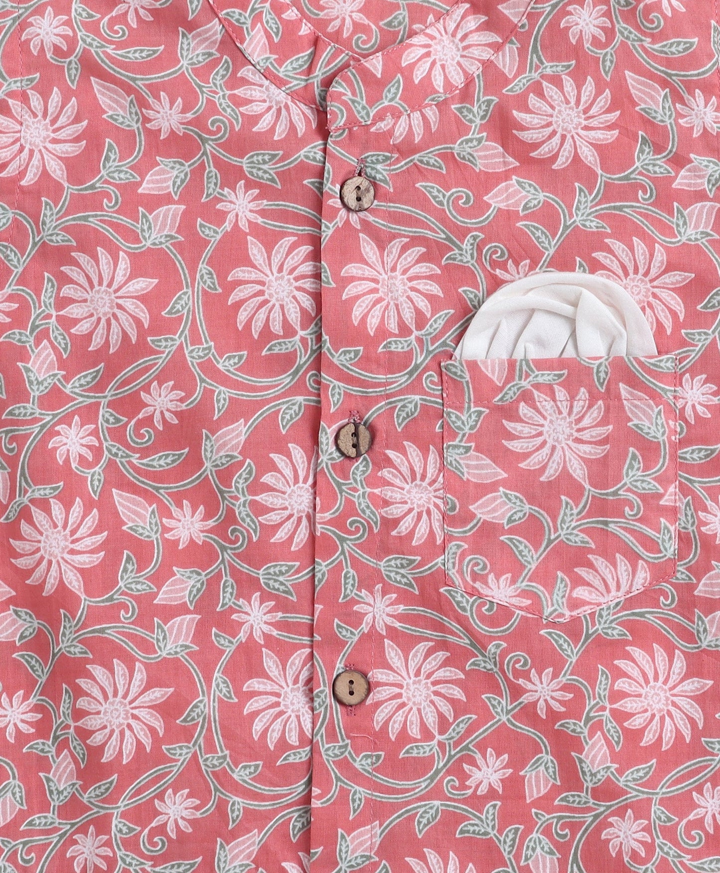 The-Magic-Wand-Cotton-Woven-Full-Sleeves-Floral-Printed-Kurta-&-Pyjama-with-Jacket-Set--Peach