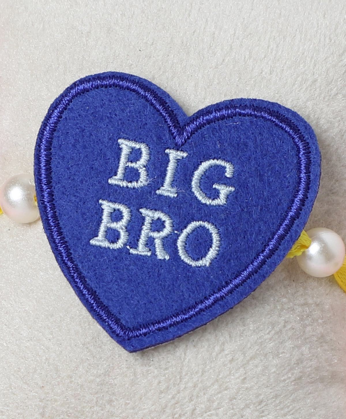The Magic Wand Big Bro Heart Shaped Rakhi - Navy Blue