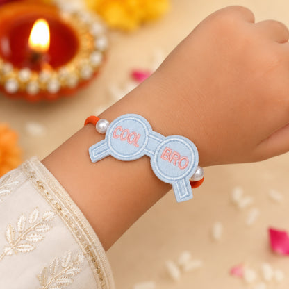The Magic Wand Trendy Cool Bro Rakhi - White