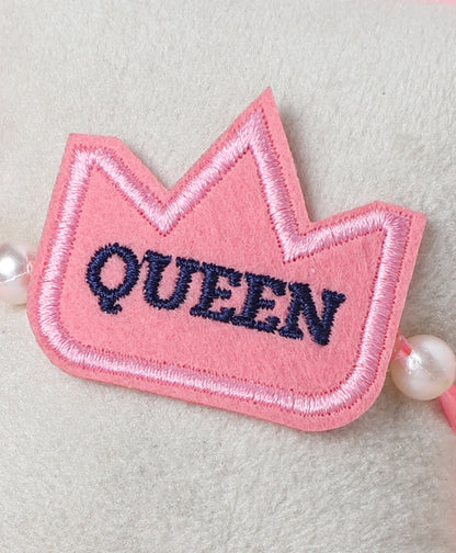 The Magic Wand Cute Crown Shaped Queen Rakhi - White