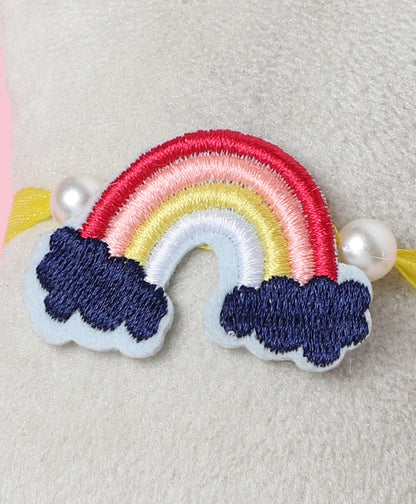 The Magic Wand Cute Rainbow Shaped  Rakhi - White