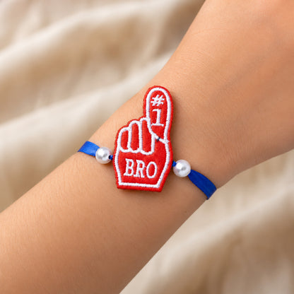 The Magic Wand Cute Bro Rakhi - White