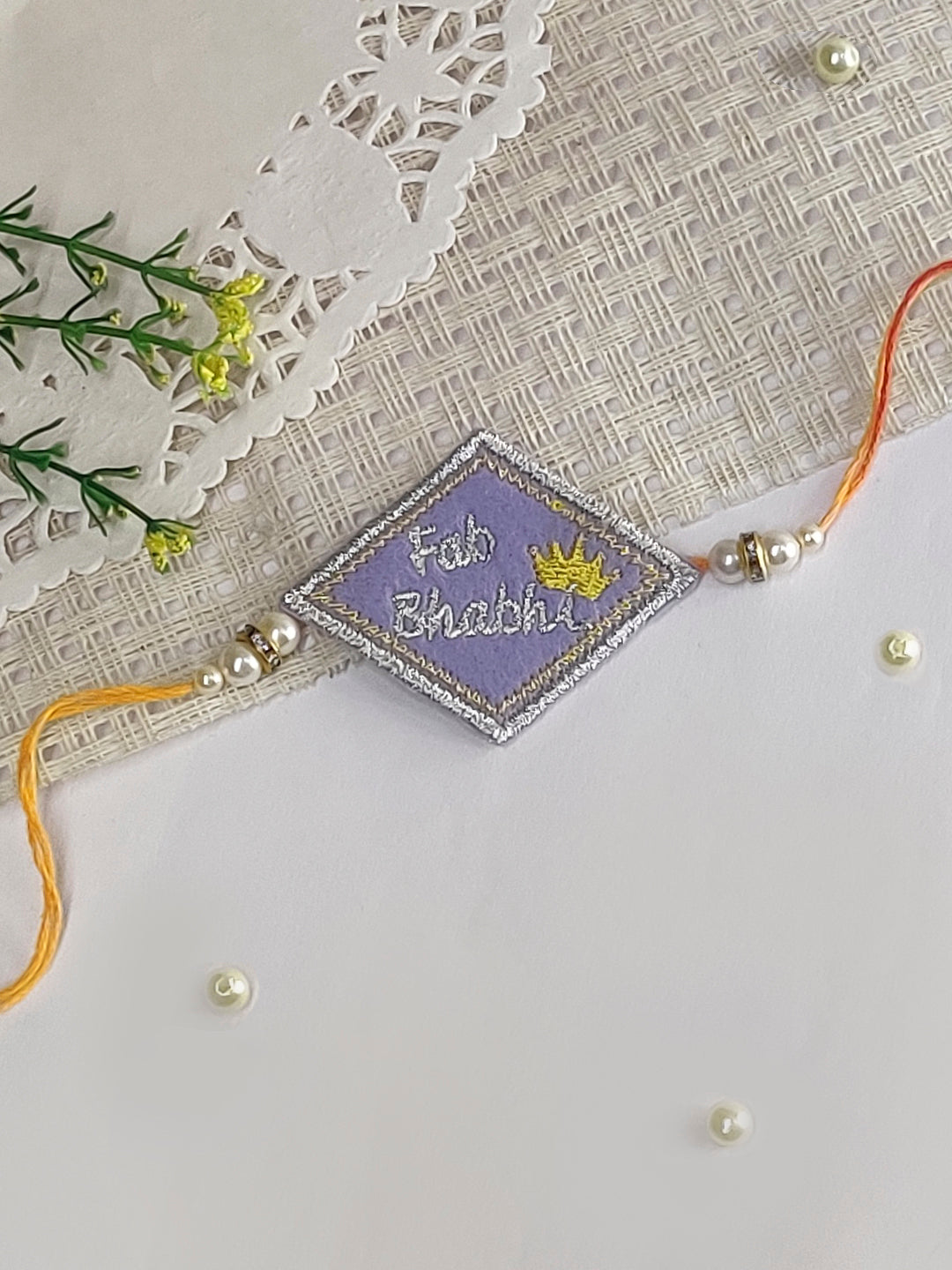 The Magic Wand Fab Bhabhi Printed Rakhi - Purple